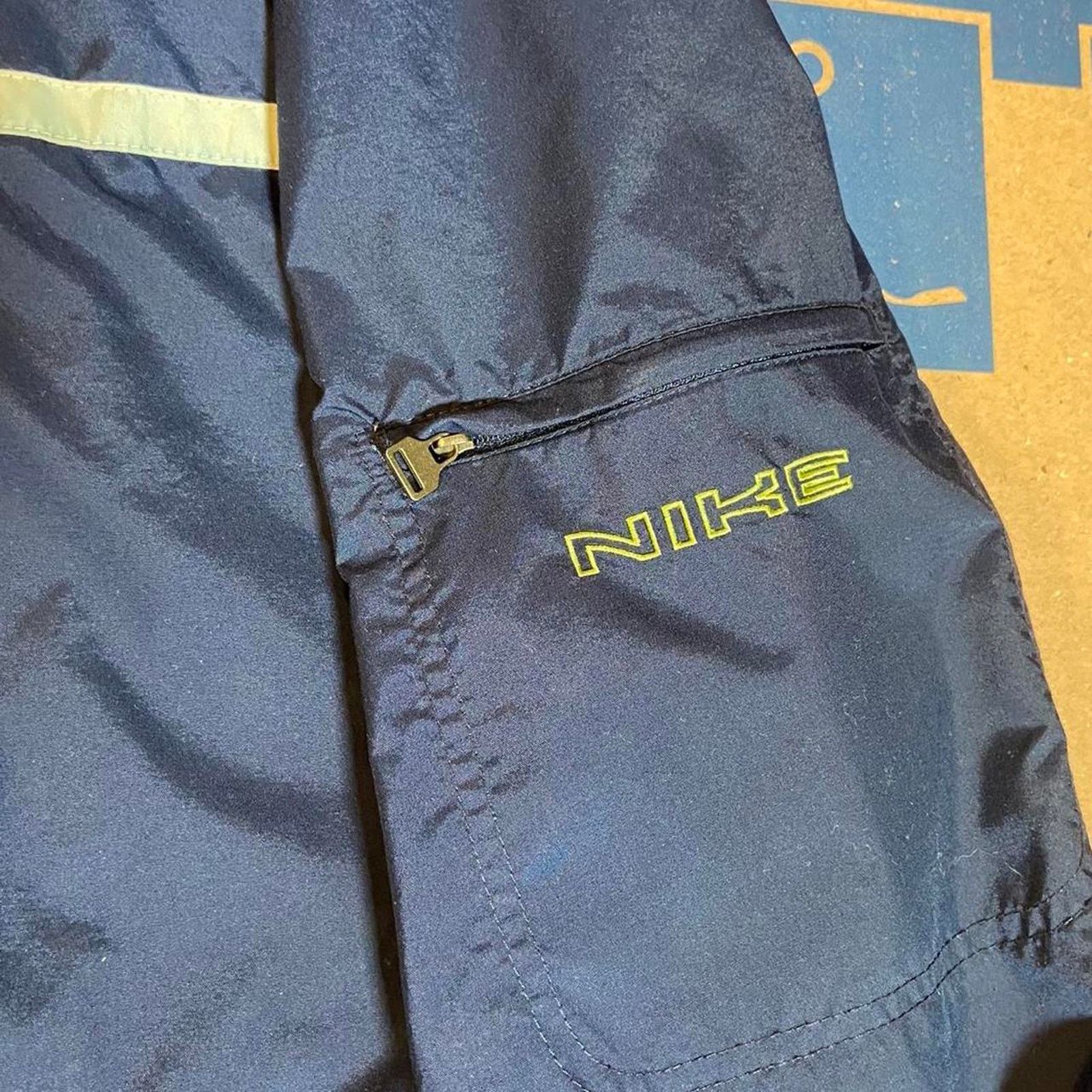 Nike Y2k nike zip up windbreaker navy Size US M / EU 48-50 / 2 - 3 Thumbnail