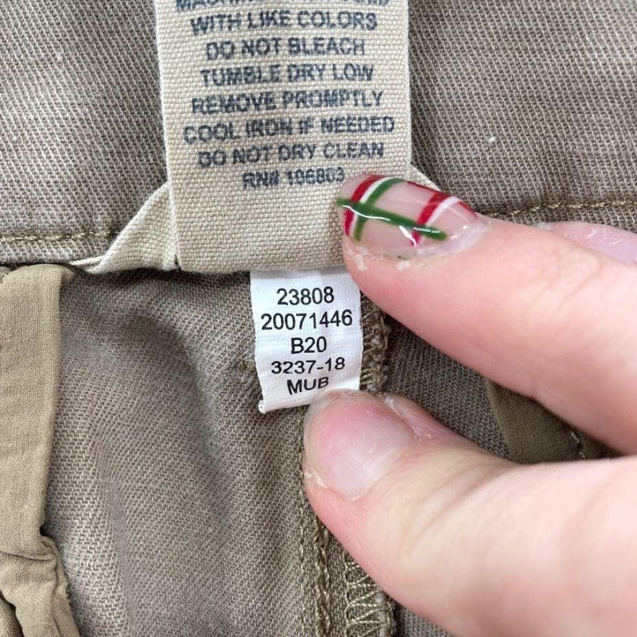 Vintage Duluth Chino Pants Women's 8x31 Brown Stretch Slim Leg Workday Warrior Casual Size 30" / US 8 / IT 44 - 6 Thumbnail