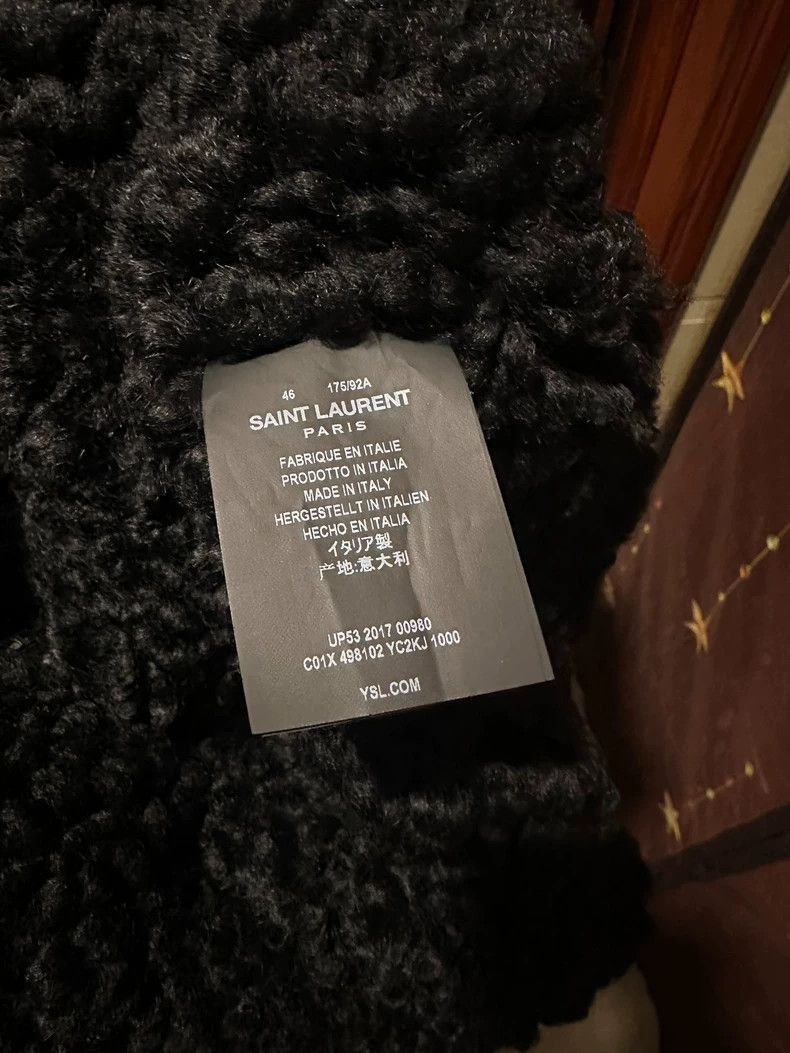 Saint Laurent Paris Saint Laurent Leather Jacket with Fur Collar- Size US S / EU 44-46 / 1 - 5 Thumbnail
