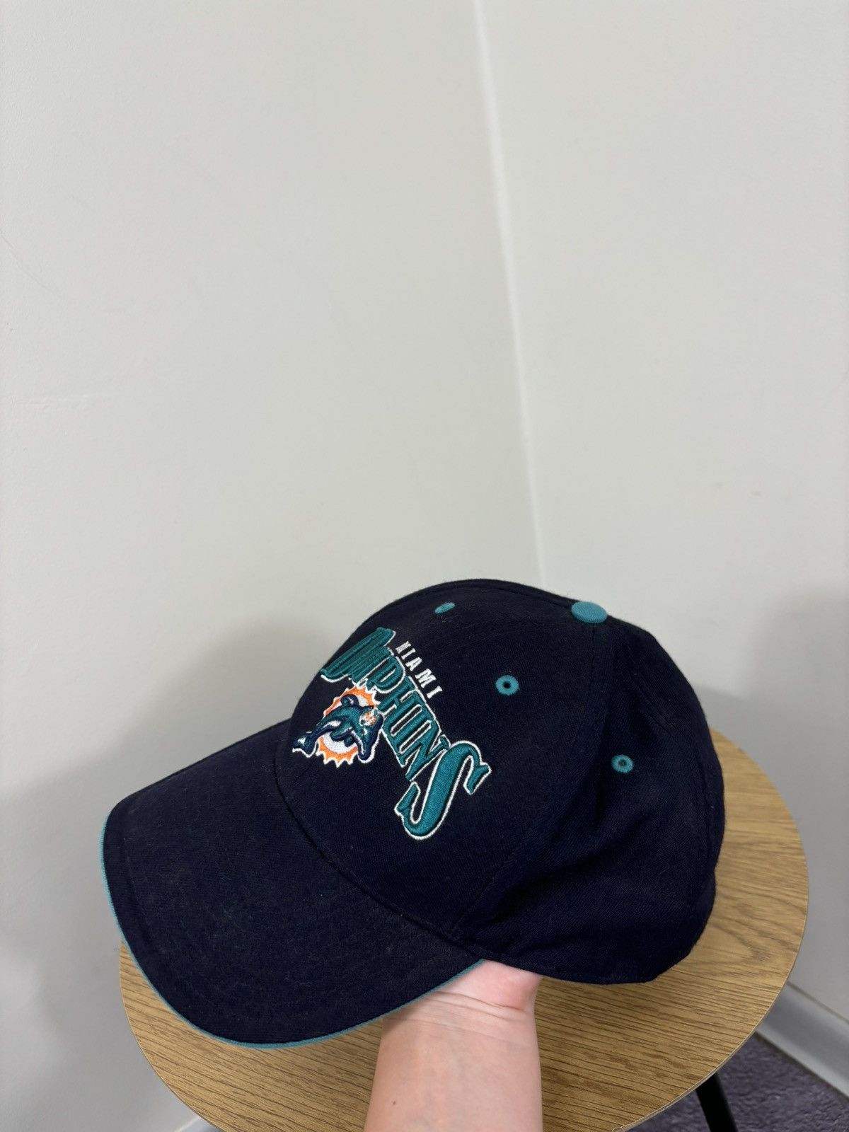 NFL Vintage 90s Miami Dolphins NFL Rare Dad Hat Cap Size ONE SIZE - 6 Thumbnail