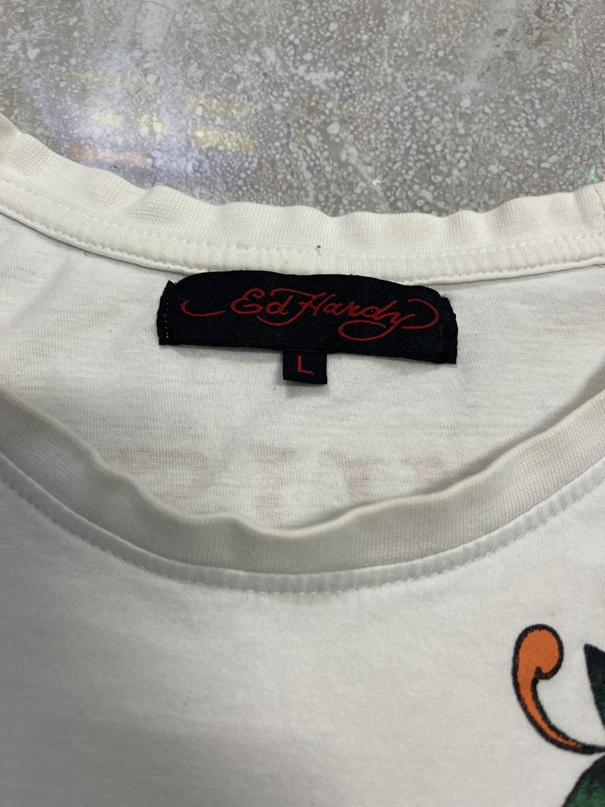 Ed Hardy × Japanese Brand × Seditionaries VINTAGE ED HARDY SPELLOUT VERY RARE Size US L / EU 52-54 / 3 - 4 Thumbnail