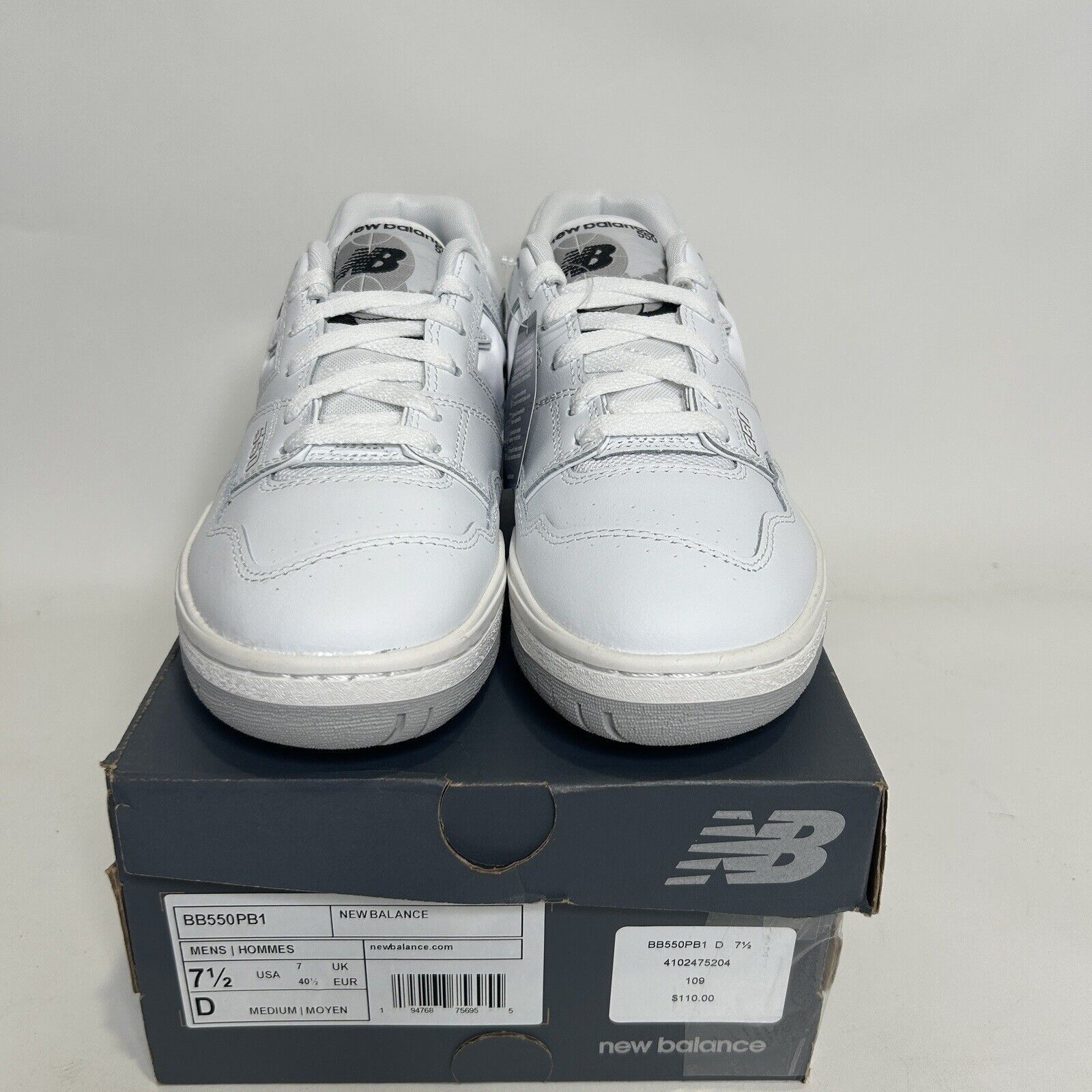 New Balance New Balance 550 “White Grey” 2024 Size US 7.5 / EU 40-41 - 2 Thumbnail