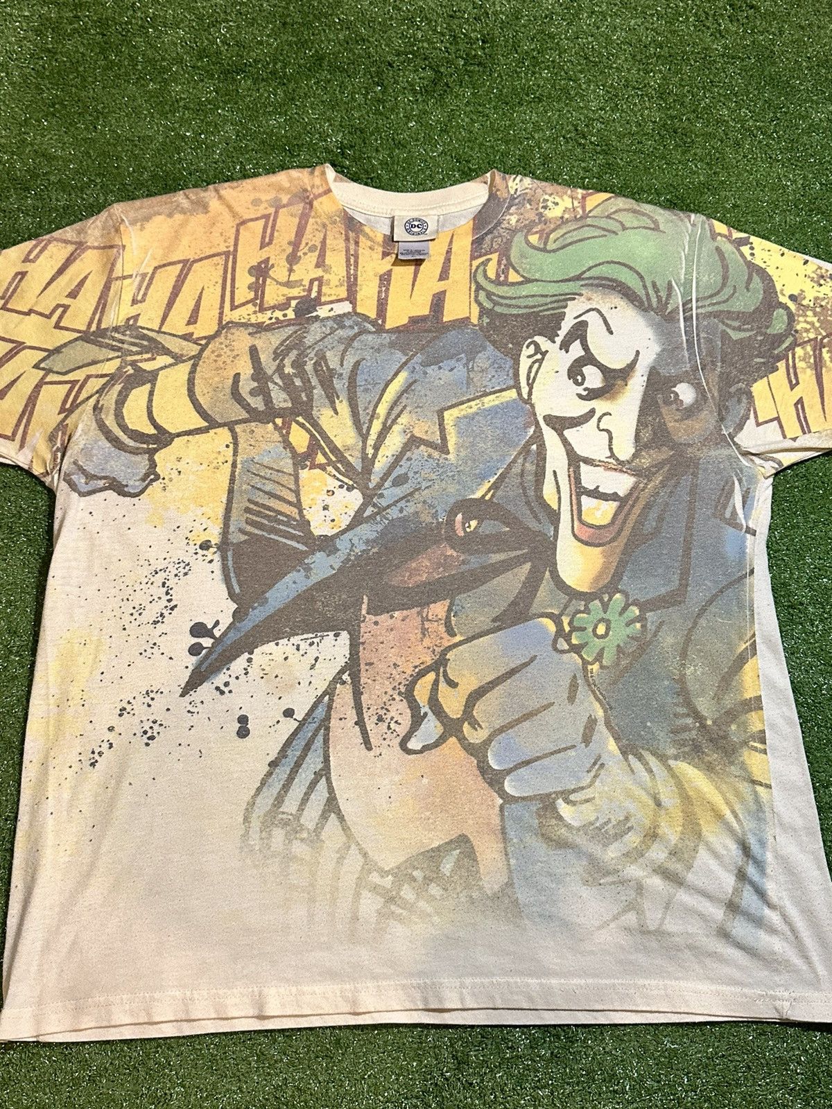 Band Tees × Vintage Vintage 90s DC Comics Joker Tee Size US XL / EU 56 / 4 - 3 Thumbnail