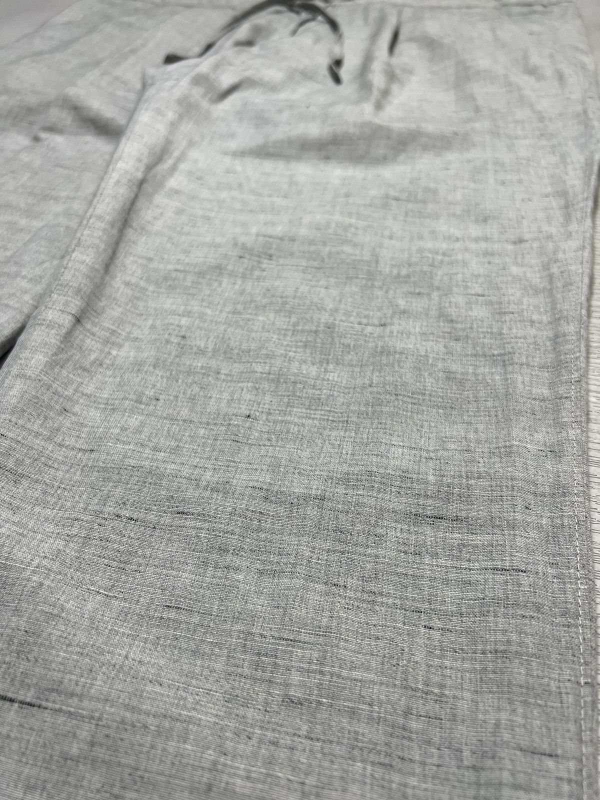 Loro Piana Loro Piana - Flax Virgin Wool Linen Blend Drawstring Trouser Size US 40 / EU 56 - 10 Thumbnail