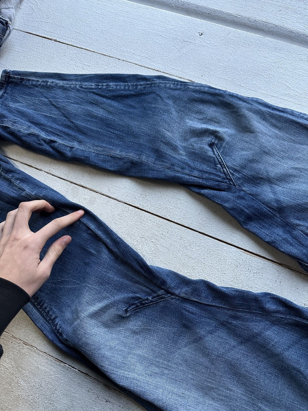 G-Star VNTG🚨96 G STAR RAW Jeans AVANT GARDE Washed Denim y2k 3301 Size 36" / US 14 / IT 50 - 5 Thumbnail