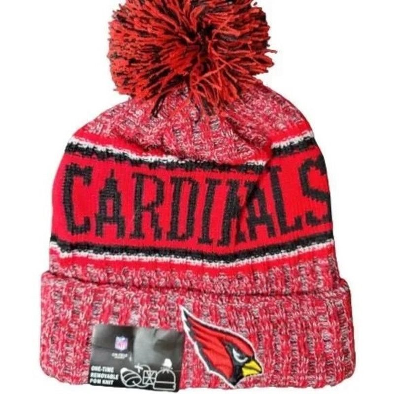 Other NWT Arizona Cardinals All Over Heather Beanie Fleece Lined Size ONE SIZE - 3 Thumbnail