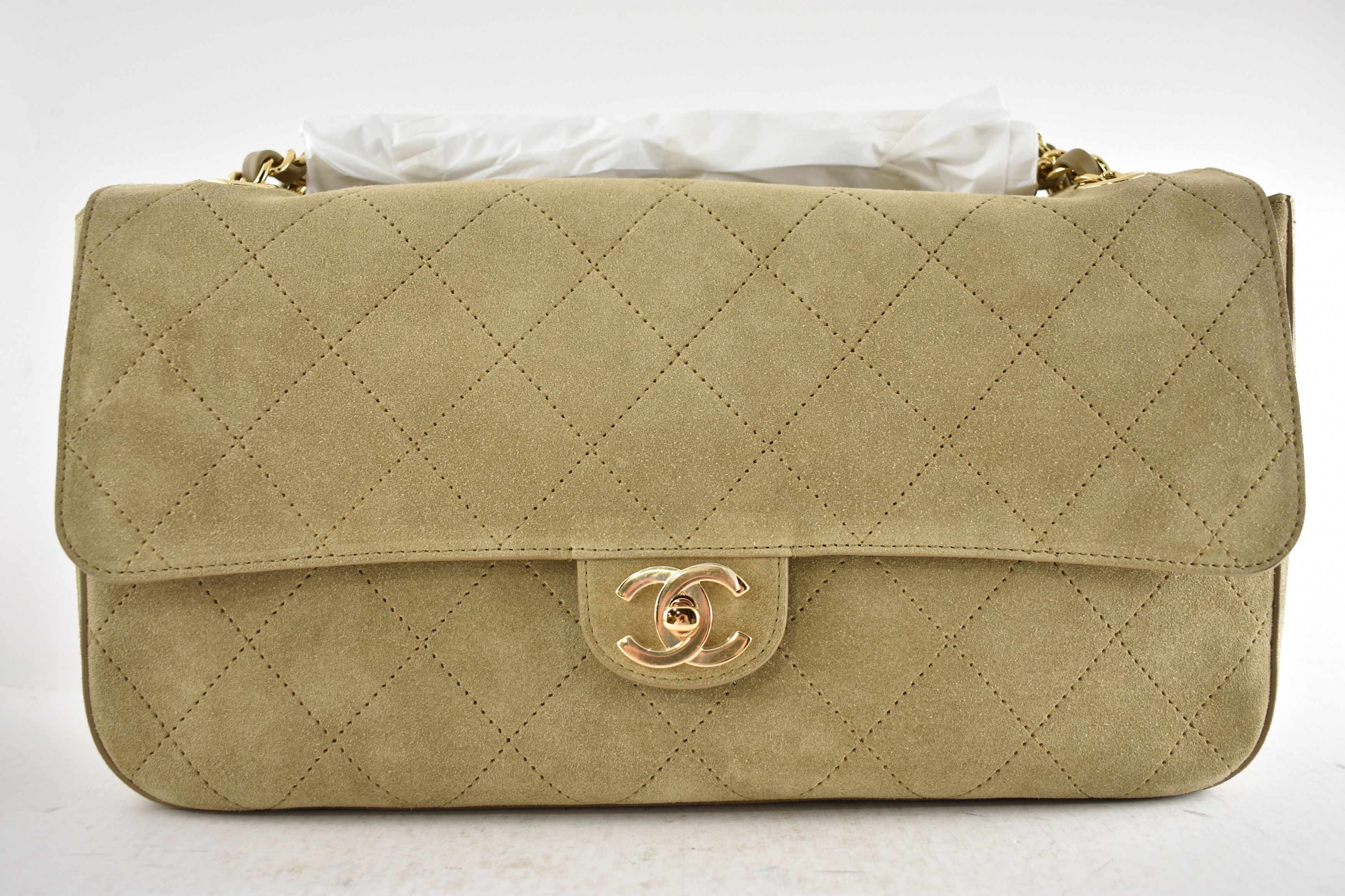 Chanel 26S Maxi Souplissimo Medium Jumbo Suede CC Logo Flap Bag Size ONE SIZE - 2 Thumbnail