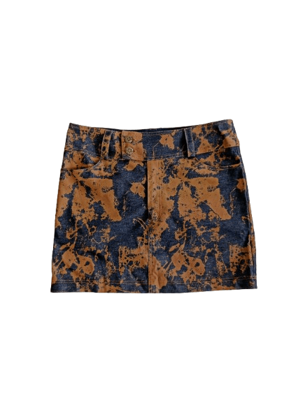 Japanese Brand Cinema Club Mini Skirts Tie Dye Style Japanese Brand Size 29" - 1 Thumbnail