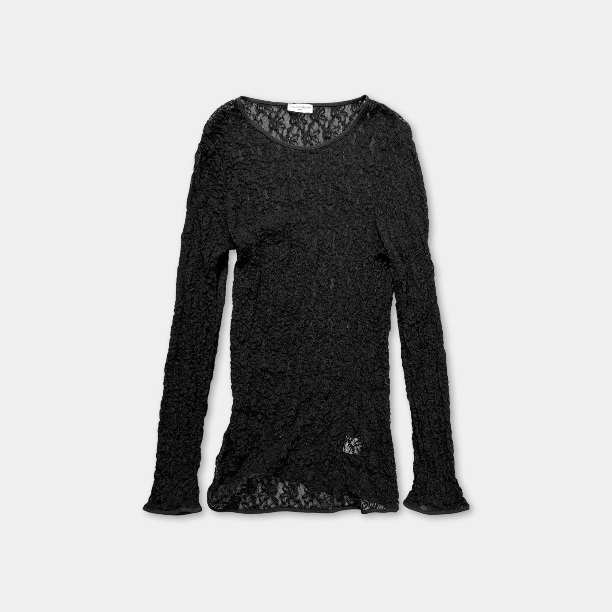 Dolce & Gabbana Dolce & Gabbana Intimo Elegant Black T-Shirt Size US M / EU 48-50 / 2 - 1 Thumbnail