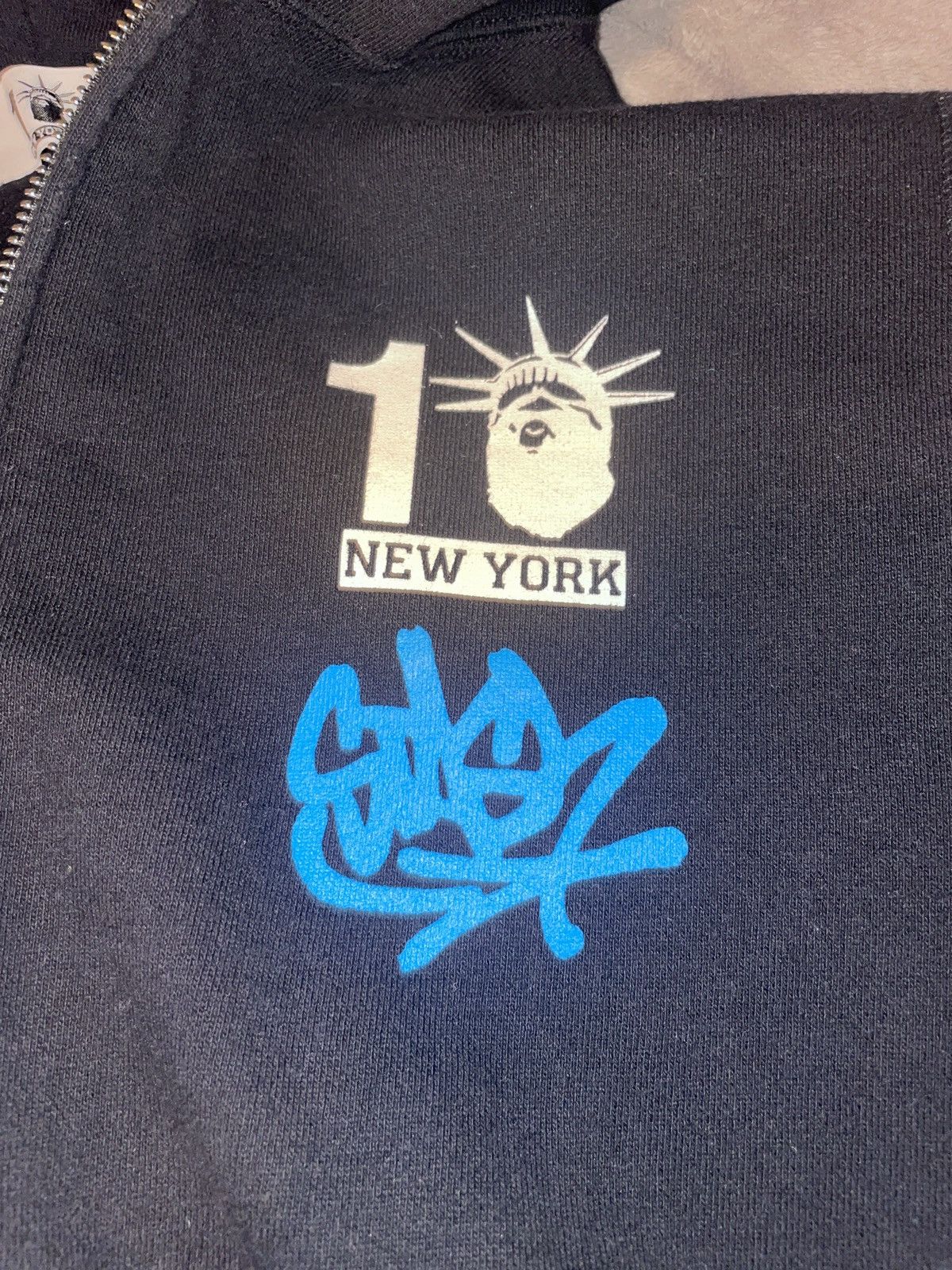 Bape 2015 stash × BAPE NYC Shark full zip Hoodie Black Size US L / EU 52-54 / 3 - 5 Thumbnail