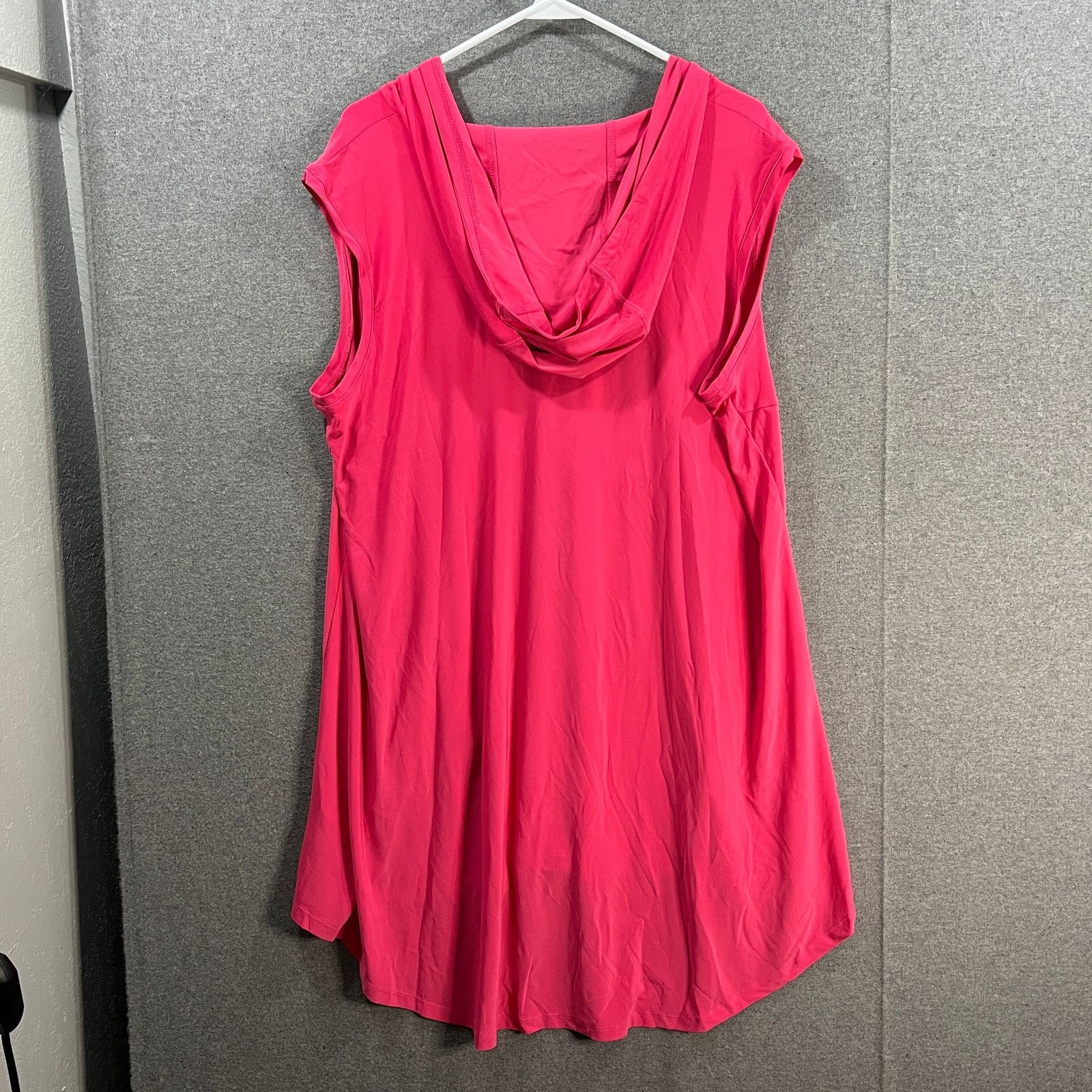 Other Attitudes by Renee Como Jersey Hooded Sleeveless Top Size L / US 10 / IT 46 - 2 Thumbnail
