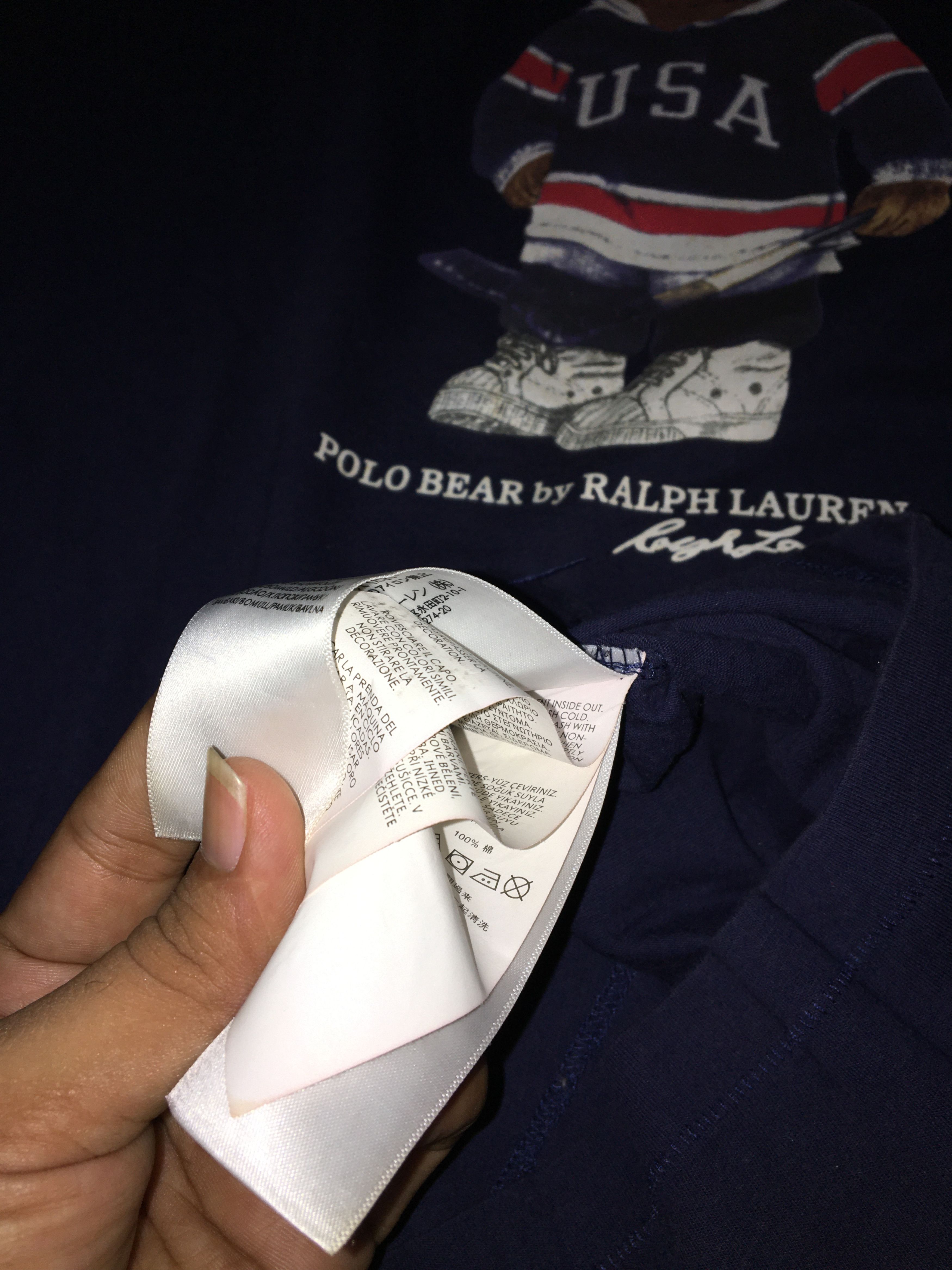 Polo Ralph Lauren Polo Bear by Ralph Lauren Tshirt Size US XXL / EU 58 / 5 - 8 Thumbnail