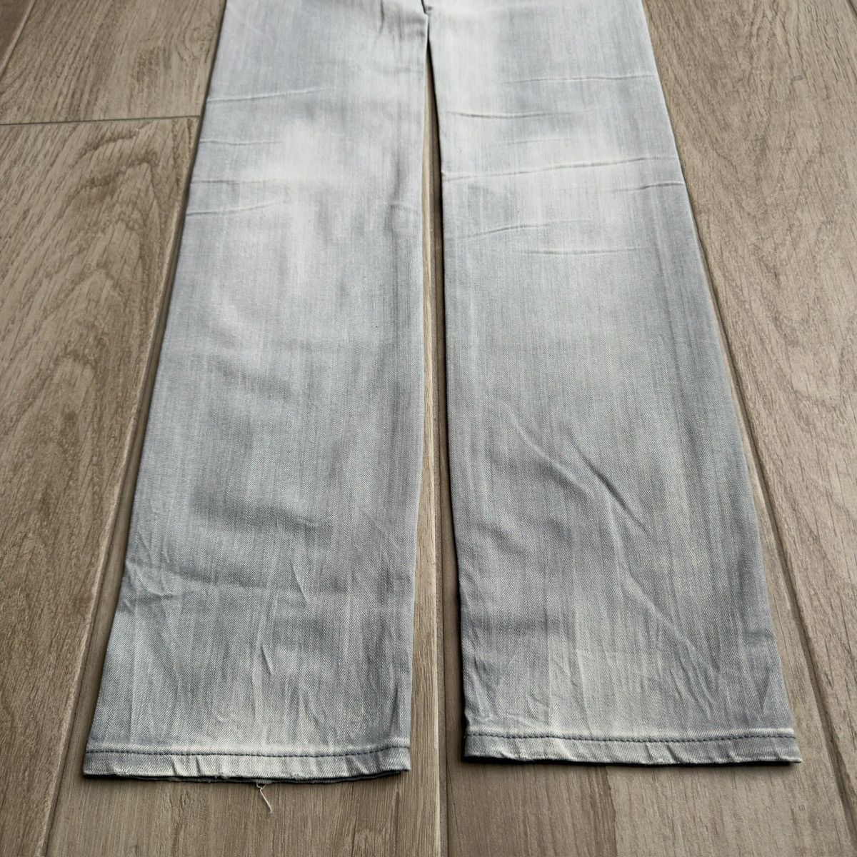 Dior Homme SS2006 Hedi Slimane Light Grey Skinny Denim Jeans Size US 28 / EU 44 - 6 Thumbnail
