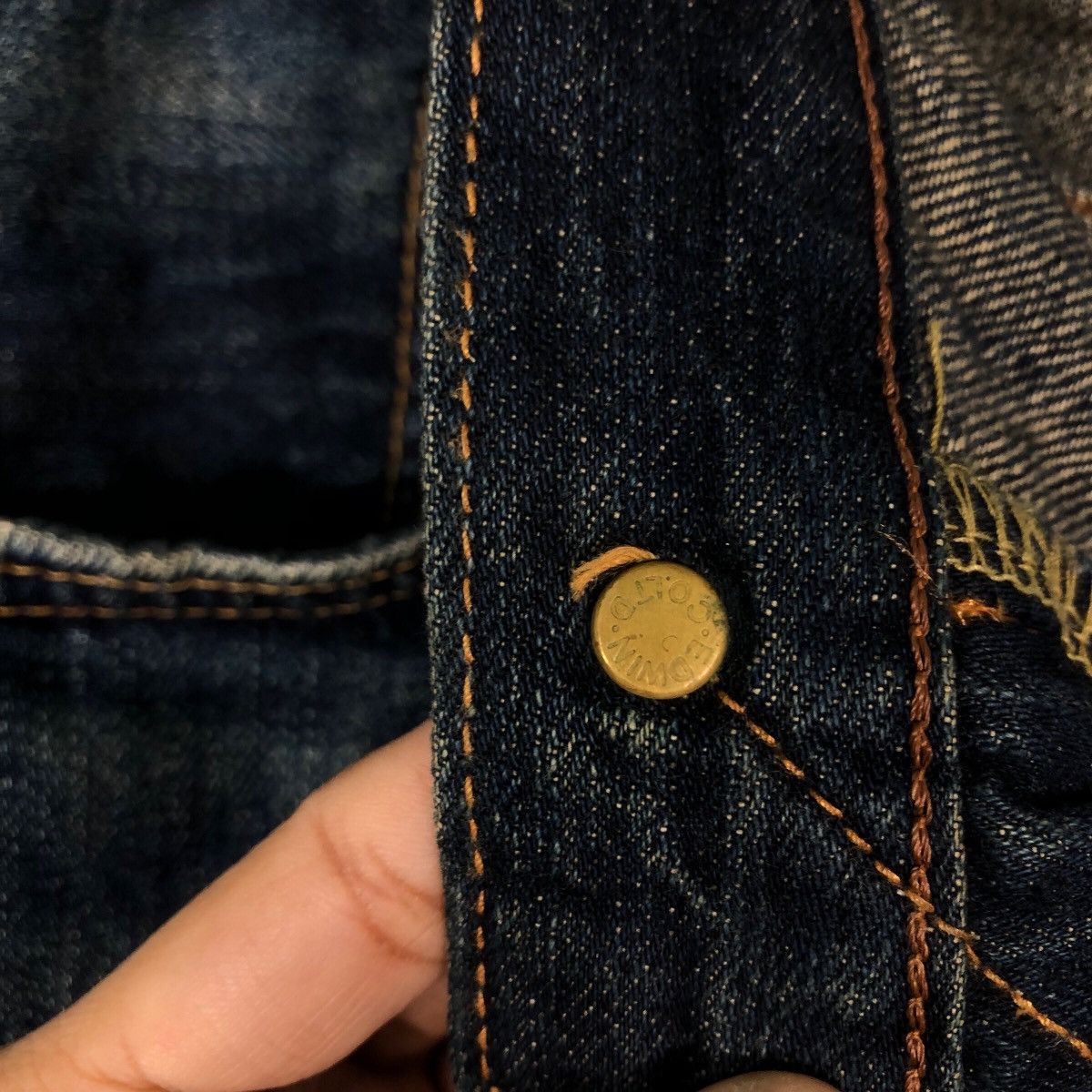 Edwin 🔥Vintage Edwin Denim Jeans Japan Issey Miyake Size US 34 / EU 50 - 19 Thumbnail