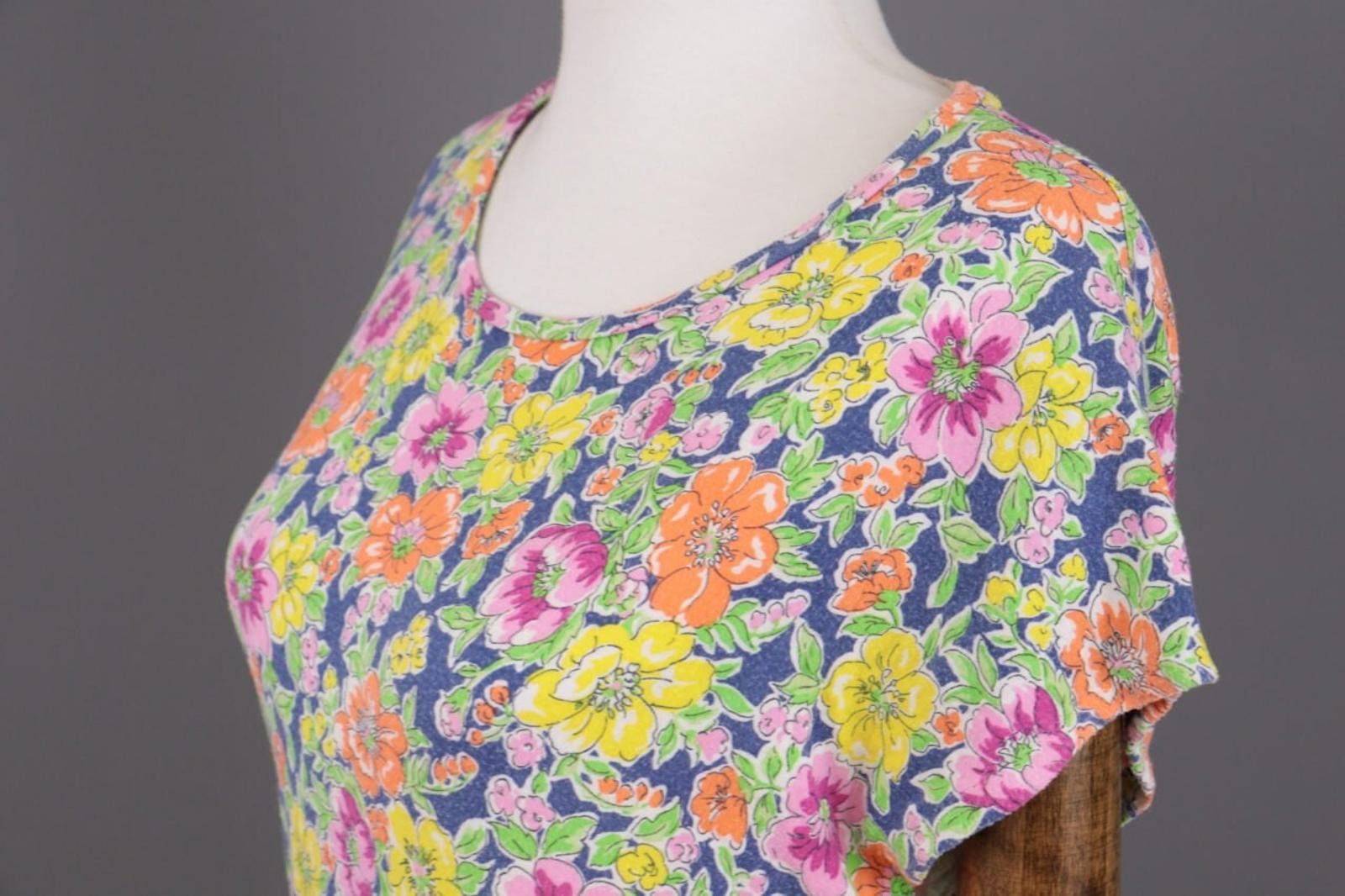Polo Ralph Lauren Ralph Lauren Blue Floral Short Dress Summer Size M Size M / US 6-8 / IT 42-44 - 7 Thumbnail