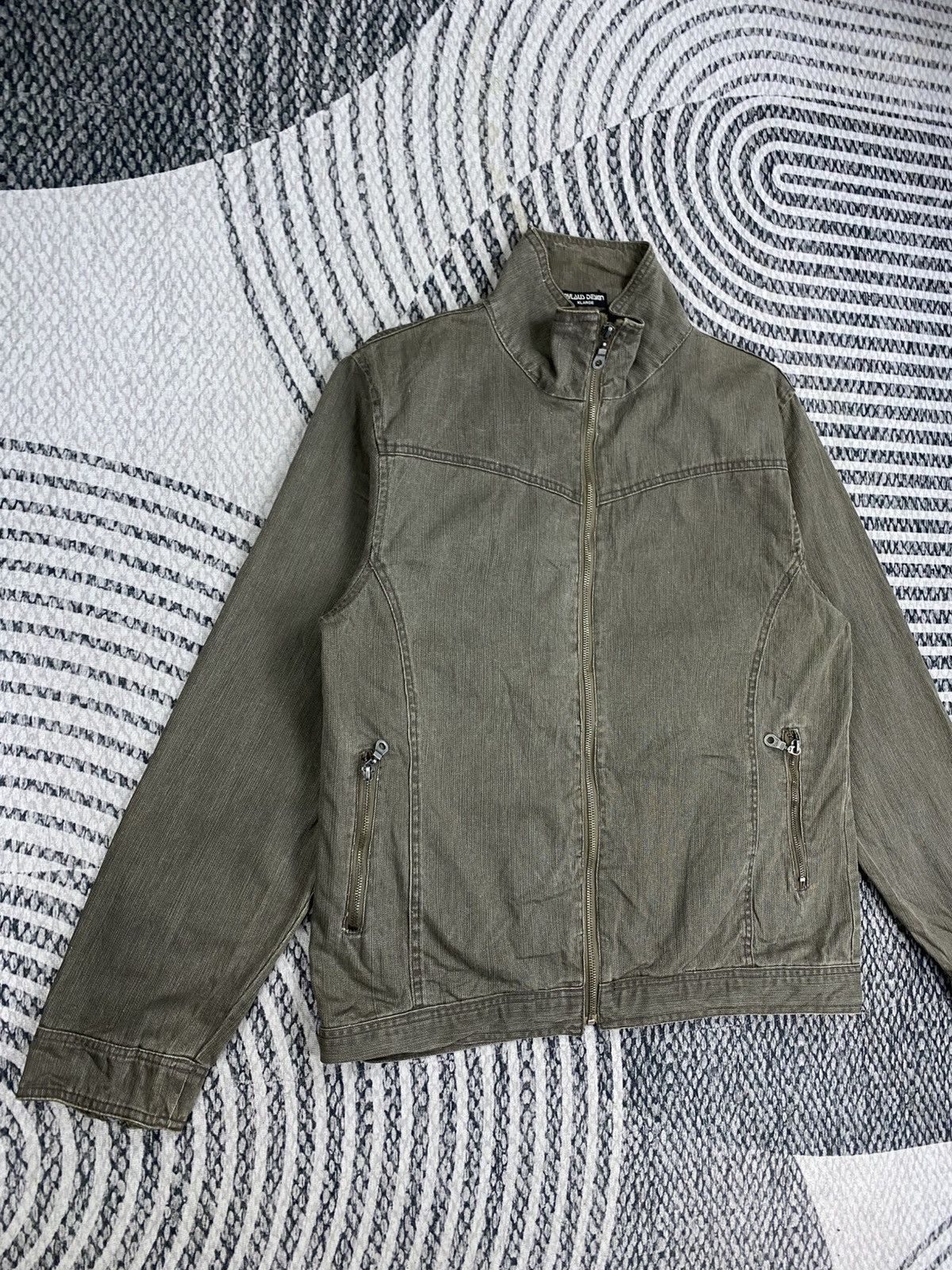 Japanese Brand Nylaus Design Double Pocket Denim Style Zipper Jacket Size US M / EU 48-50 / 2 - 4 Thumbnail