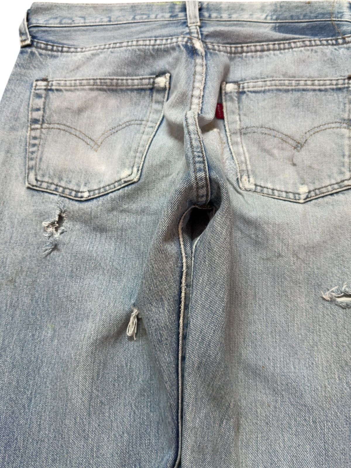 Levi's Vintage Clothing Vintage 70’s Levi’s 501 Selvedge Button 524 Faded Denim Size US 29 - 6 Thumbnail