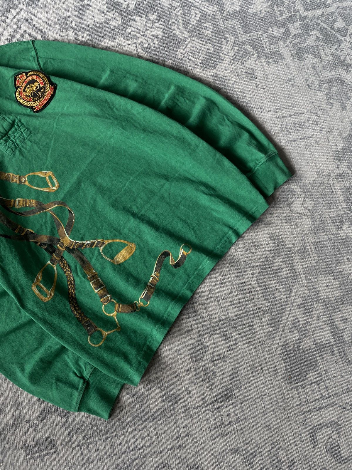 Polo Ralph Lauren Polo Ralph Lauren Vintage Rugby Polo Long Sleeve Size US L / EU 52-54 / 3 - 6 Thumbnail