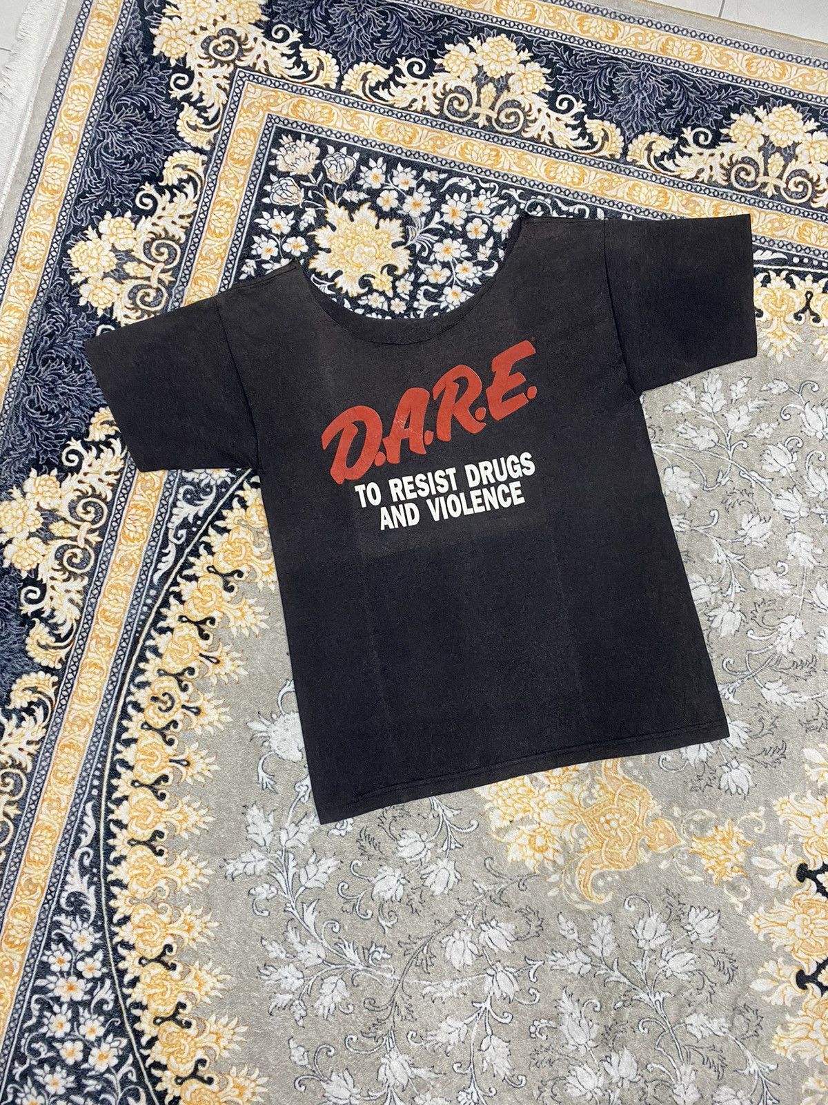 D.A.R.E × Vintage VINTAGE DISTRESS D.A.R.E 90s RARE TEE Size M / US 6-8 / IT 42-44 - 1 Thumbnail