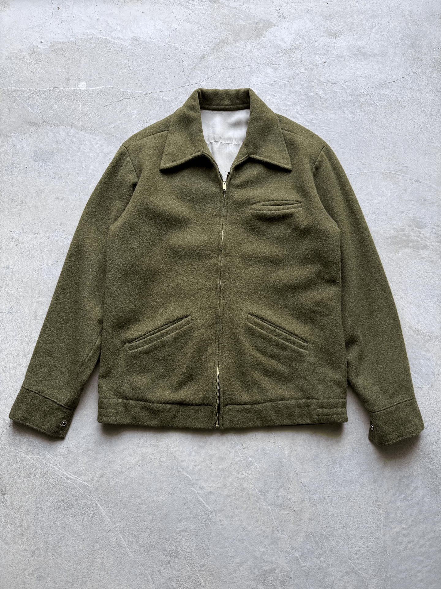 Vintage Vintage 70s Wool Trucker Jacket Size US L / EU 52-54 / 3 - 1 Thumbnail