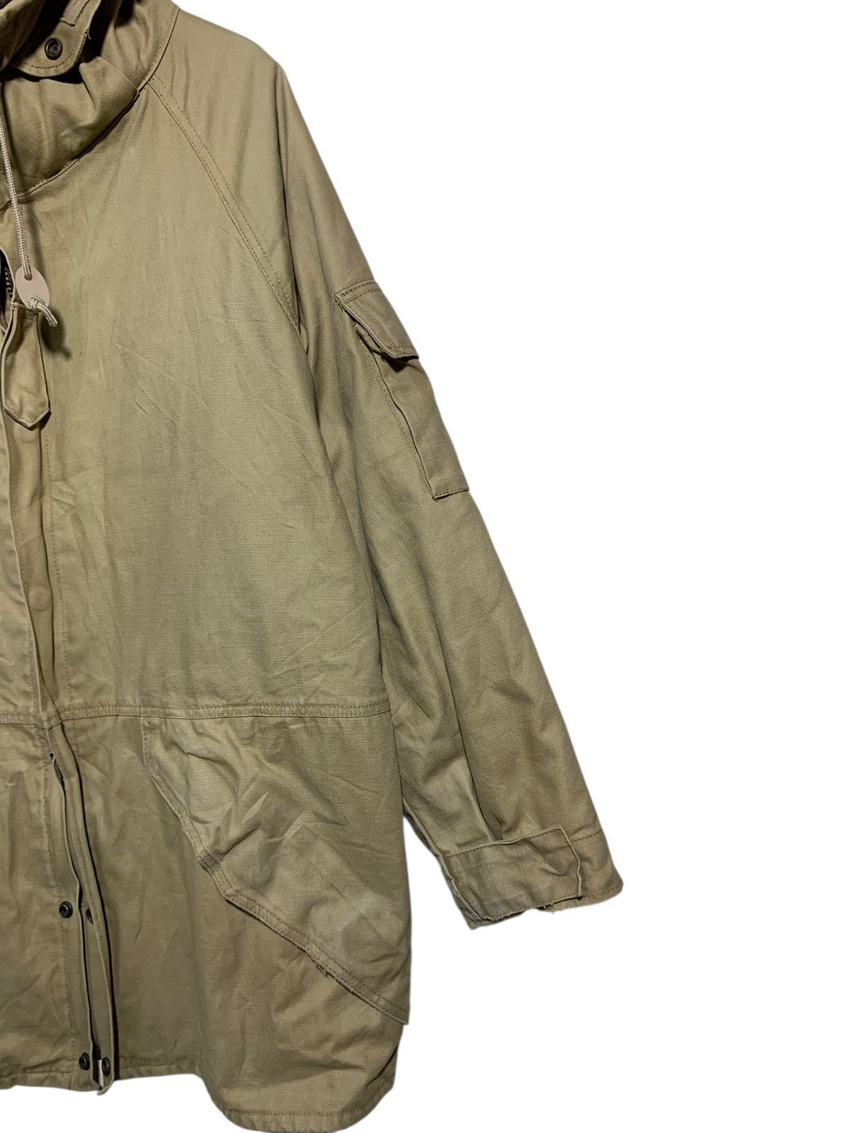 Japanese Brand 🔥TETSUO CANVAS WITH FUR PARKA JACKETS Size US L / EU 52-54 / 3 - 3 Thumbnail