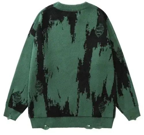 Aran Isles Knitwear × Japanese Brand Hip Hop Ripped Sweaters Grunge Size US L / EU 52-54 / 3 - 2 Thumbnail