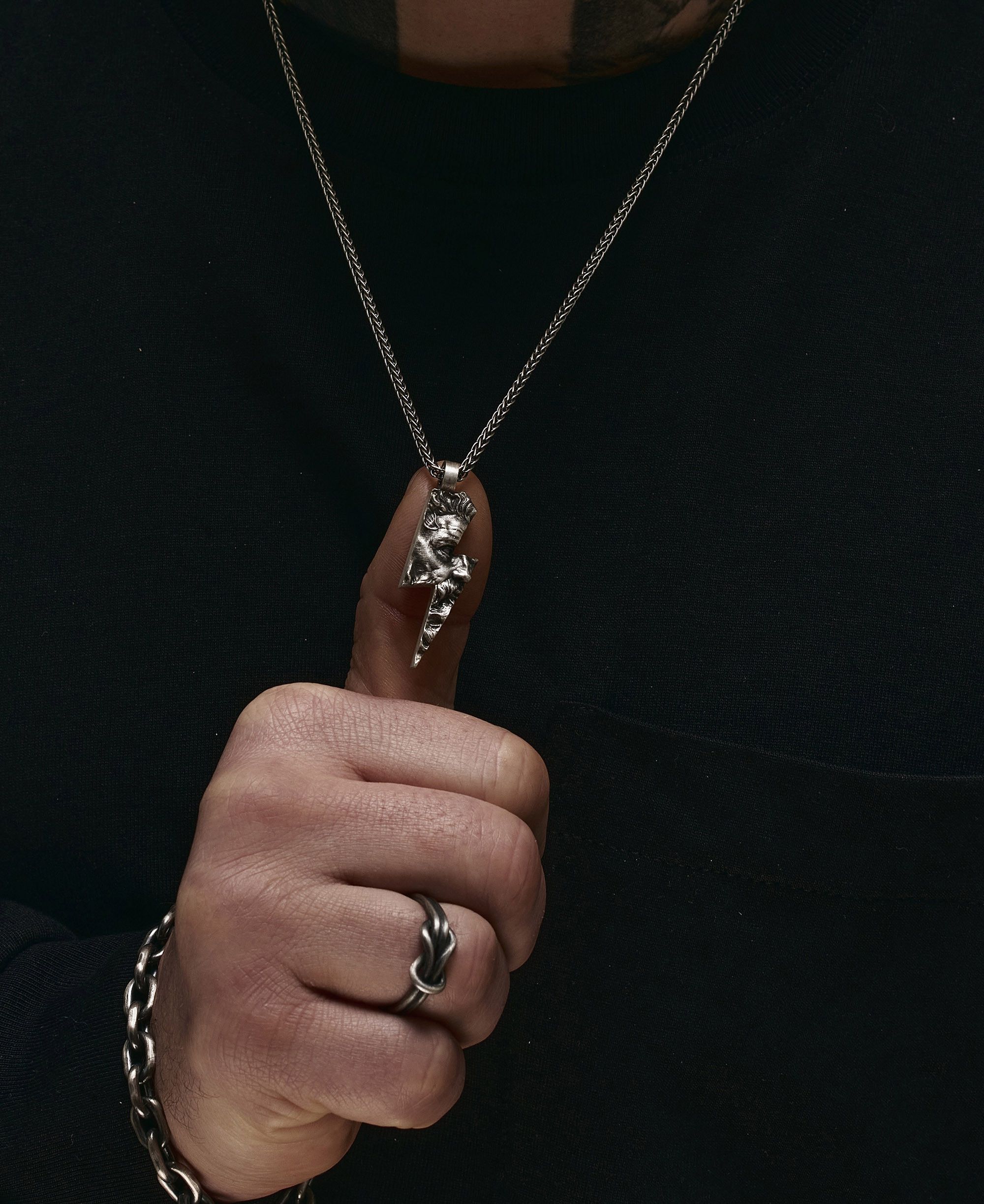 Jewelry × Other Silver pendant ZEUS Size ONE SIZE - 3 Thumbnail