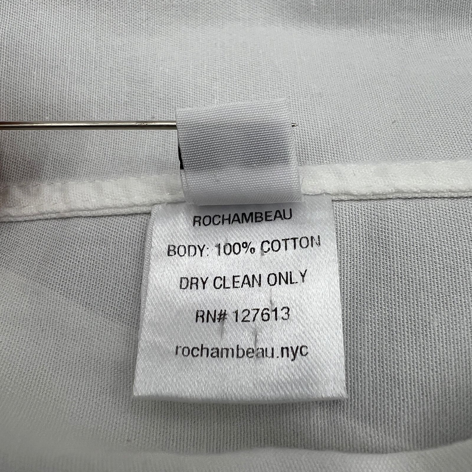 Rochambeau Rochambeau x Aaron Curry Button Up Shirt White 2018 Runway Size US S / EU 44-46 / 1 - 7 Thumbnail