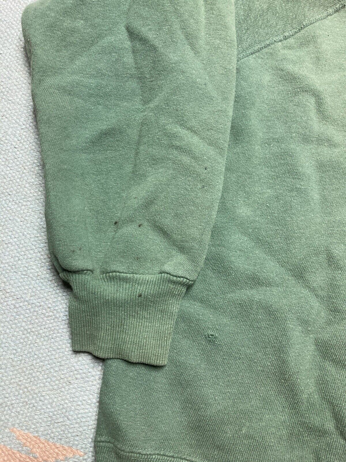Vintage Vintage 1960s crewneck sweatshirt blank faded cotton XL Size US XL / EU 56 / 4 - 10 Thumbnail