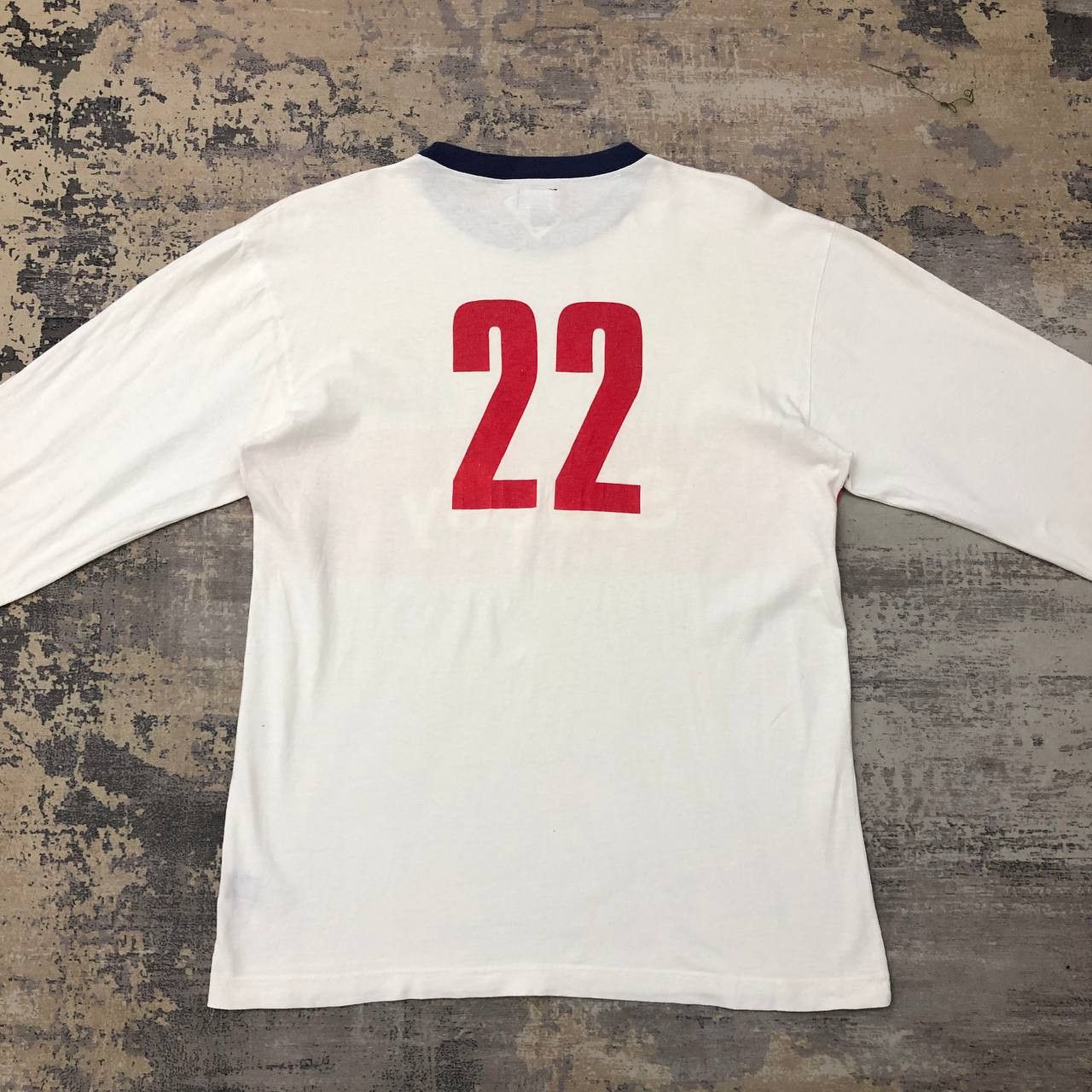 Stussy T371 90s USA STUSSY NO.22 LONGSLEEVE TEE Size US L / EU 52-54 / 3 - 2 Thumbnail