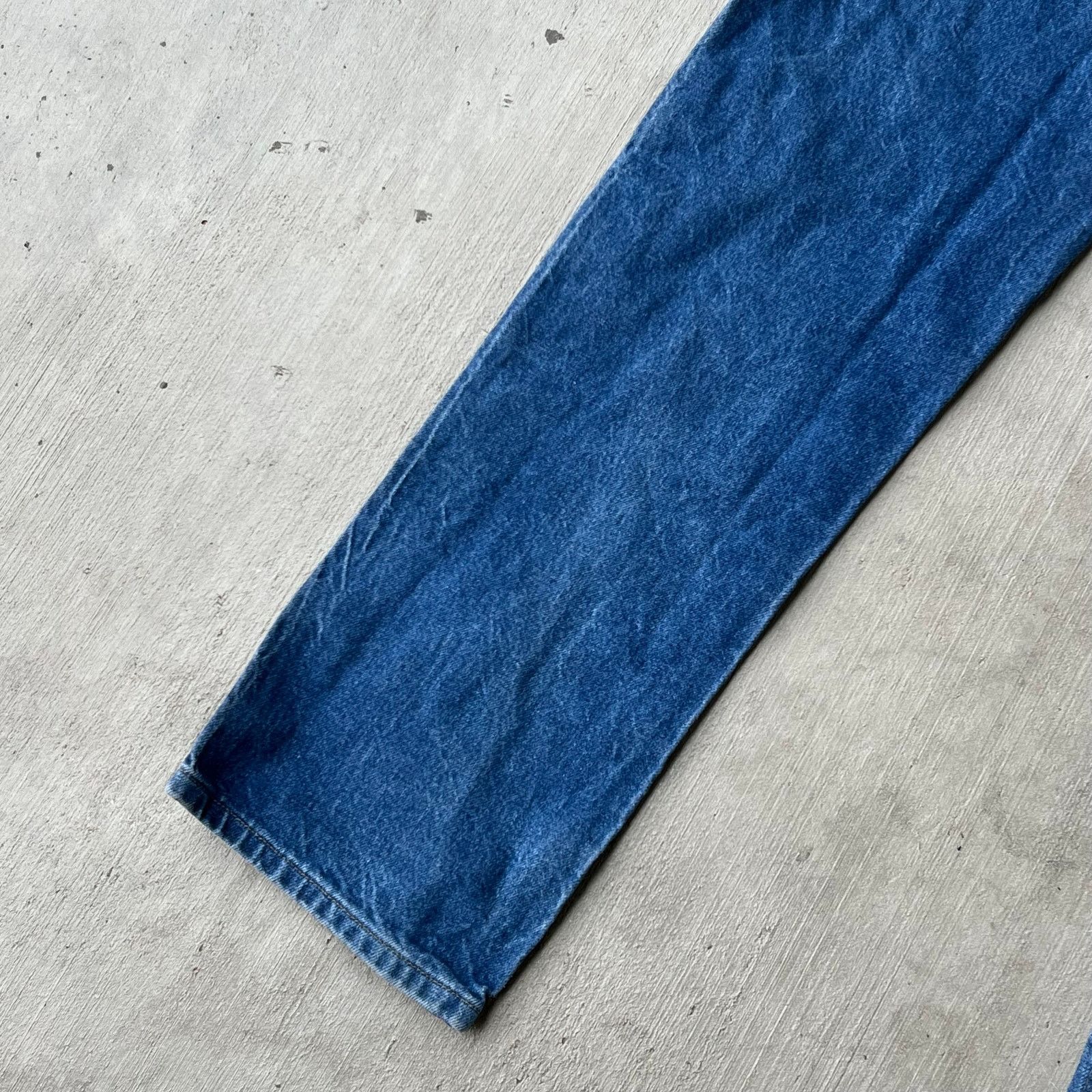 Carhartt × Vintage Carhartt blue denim jeans double knee work carpenter pants Size US 30 / EU 46 - 9 Thumbnail