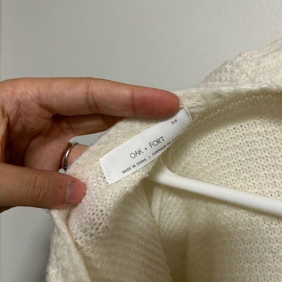 Oak + Fort Oak + Fort Chunky Open Back Knit Sweater Size S / US 4 / IT 40 - 4 Thumbnail