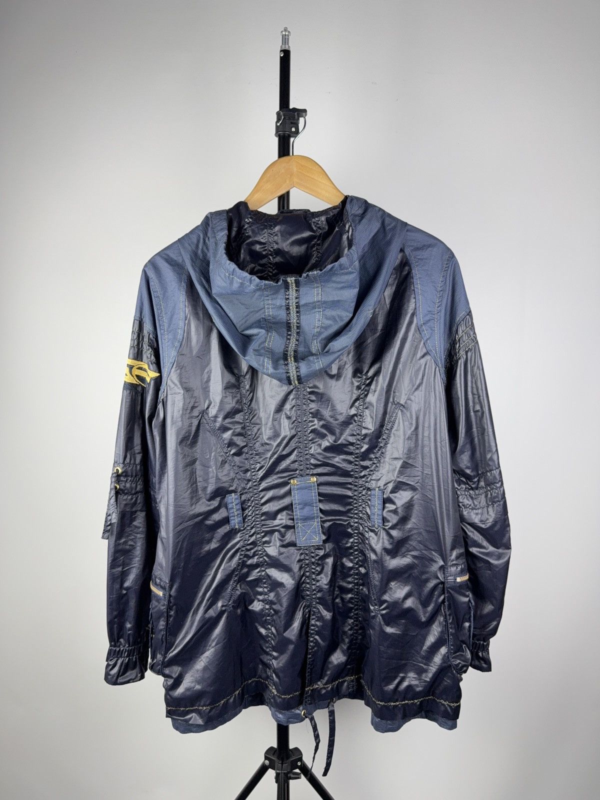 Sportalm Kitzbuhel × Vintage Sportalm Y2K Shiny Tech Jacket | Austria Vintage Streetwear Size L / US 10 / IT 46 - 10 Thumbnail