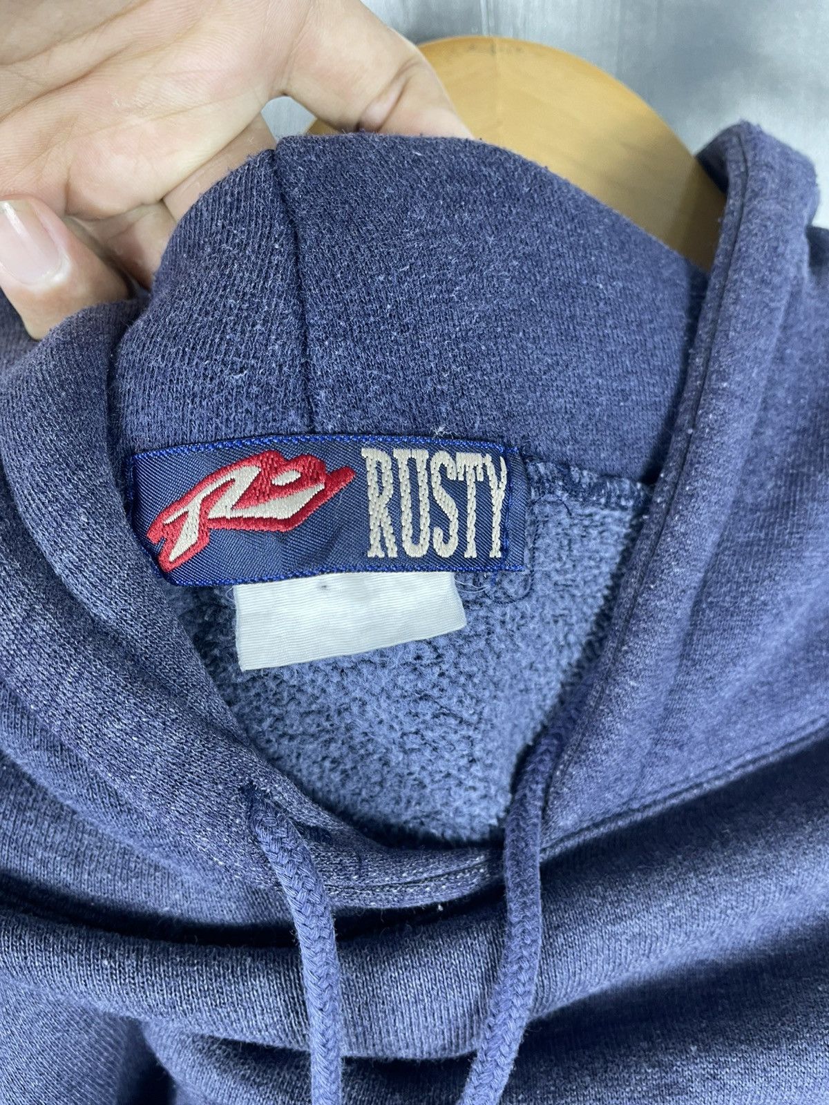 Rusty Vintage Rusty Big Logo Surf Boarding Hooded Size US XXL / EU 58 / 5 - 3 Thumbnail