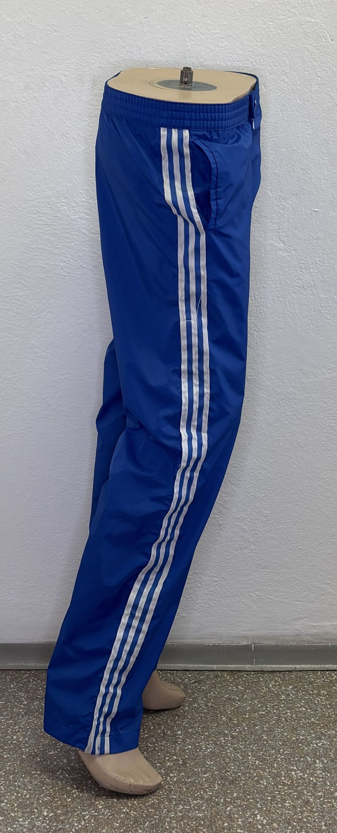 Adidas × Vintage Adidas Originals Zip Vintage 80s blue Pants Size XS Size US 29 - 5 Thumbnail