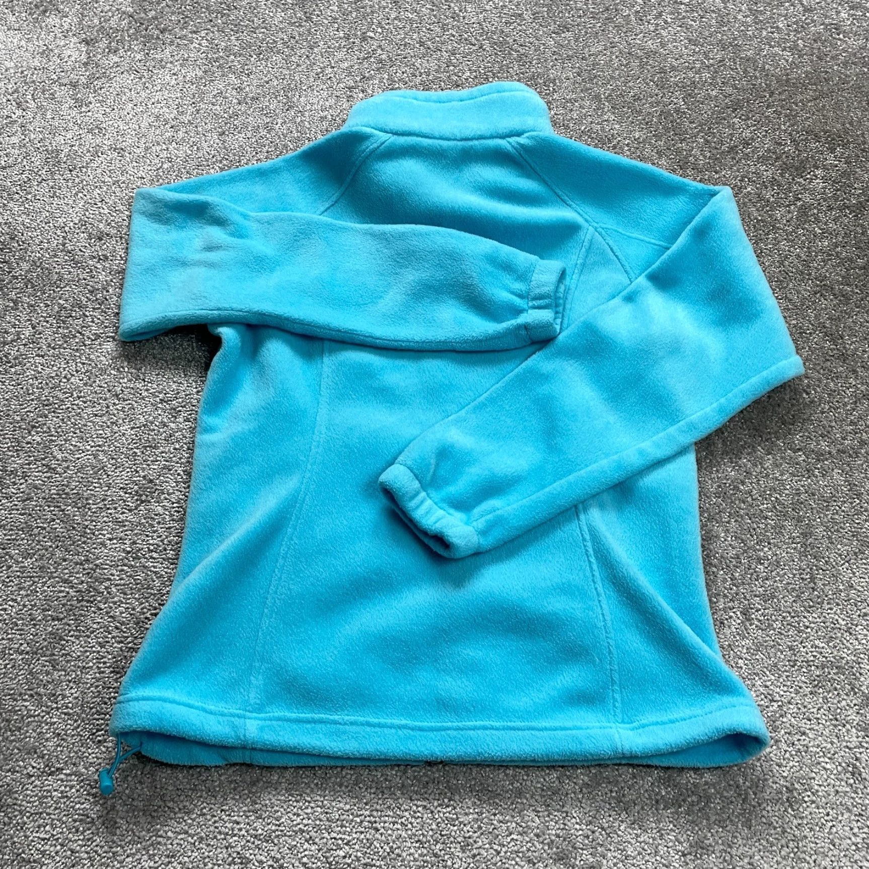 Vintage Columbia Jacket Women Small Blue Full Zip Pocket High Neck Fleece Outdoor Hiking Size S / US 4 / IT 40 - 2 Thumbnail