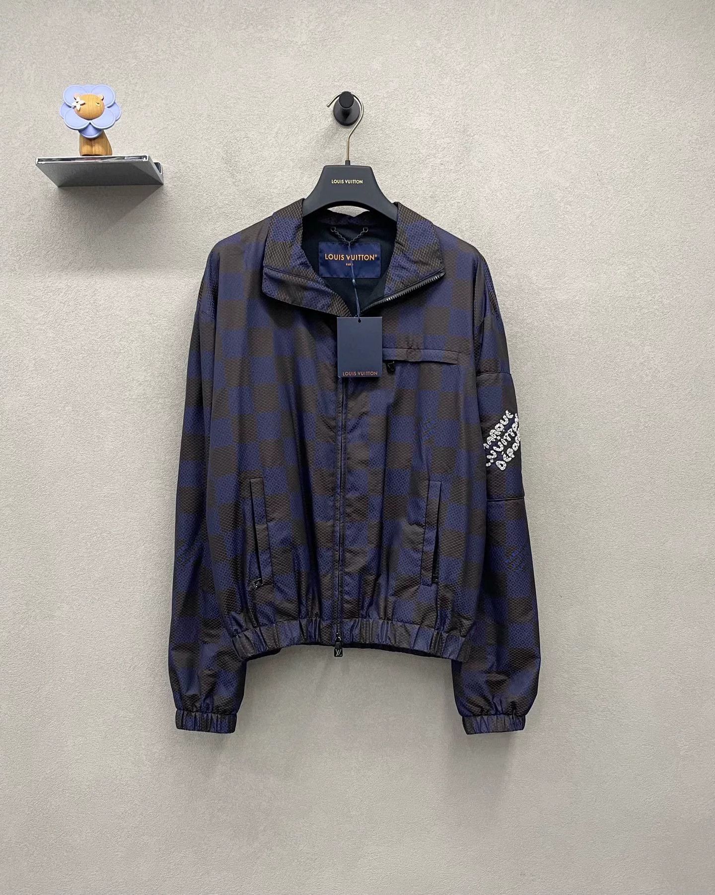 Louis Vuitton LV x Pharrell Checkerboard Navy Jacket Size US S / EU 44-46 / 1 - 1 Thumbnail