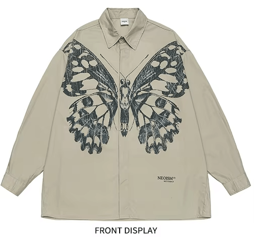 Japanese Brand × Vintage "Butter Fly Maze -L" Shirt Size US L / EU 52-54 / 3 - 1 Thumbnail