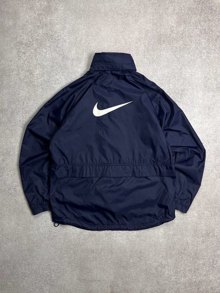Nike × Vintage Vintage Nike Swoosh Packable Olympic Boxy Jacket S Size US S / EU 44-46 / 1 - 2 Thumbnail