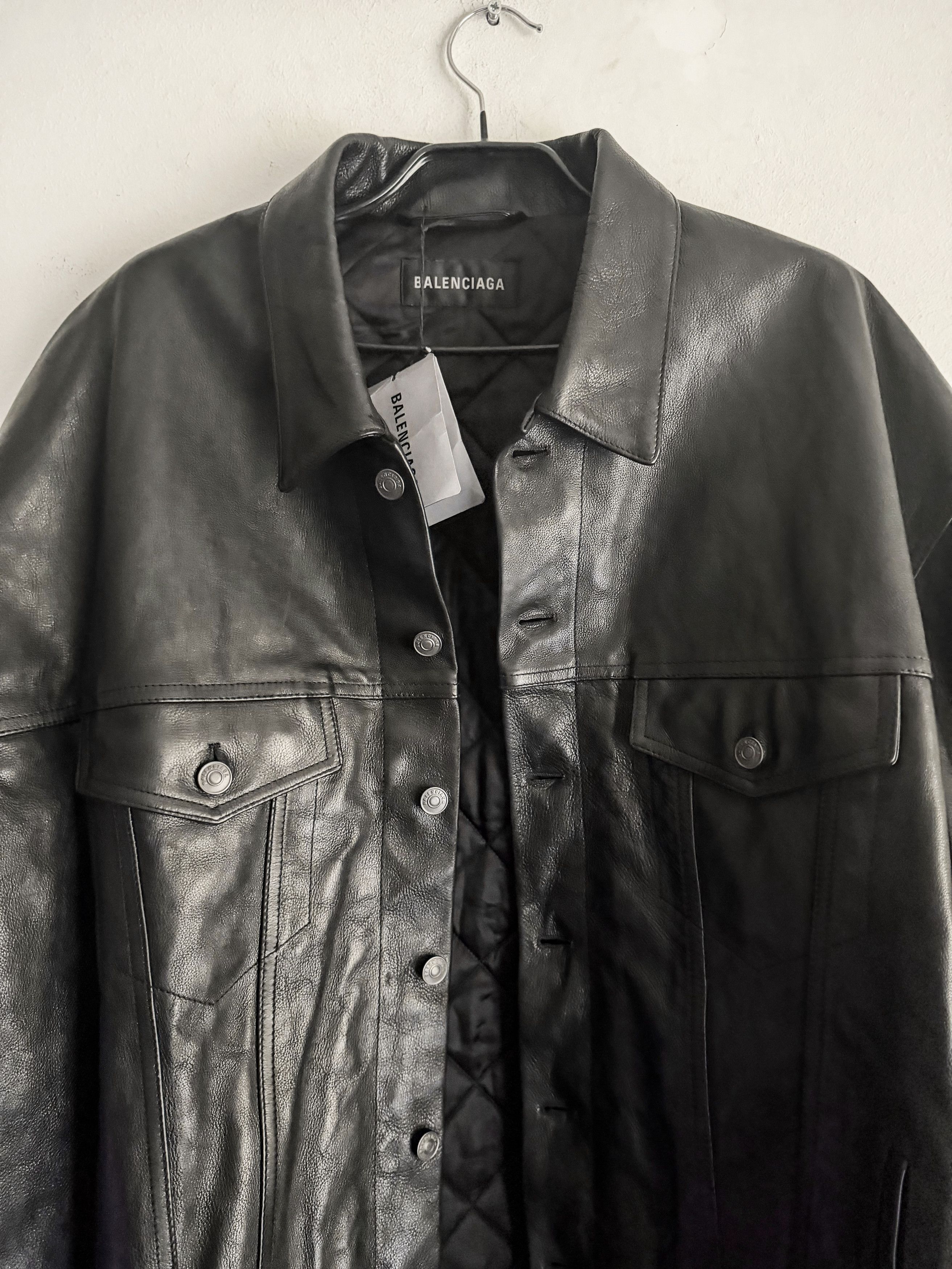Balenciaga Ye Offset Runway Buffalo Jacket Size US XS / EU 42 / 0 - 8 Thumbnail