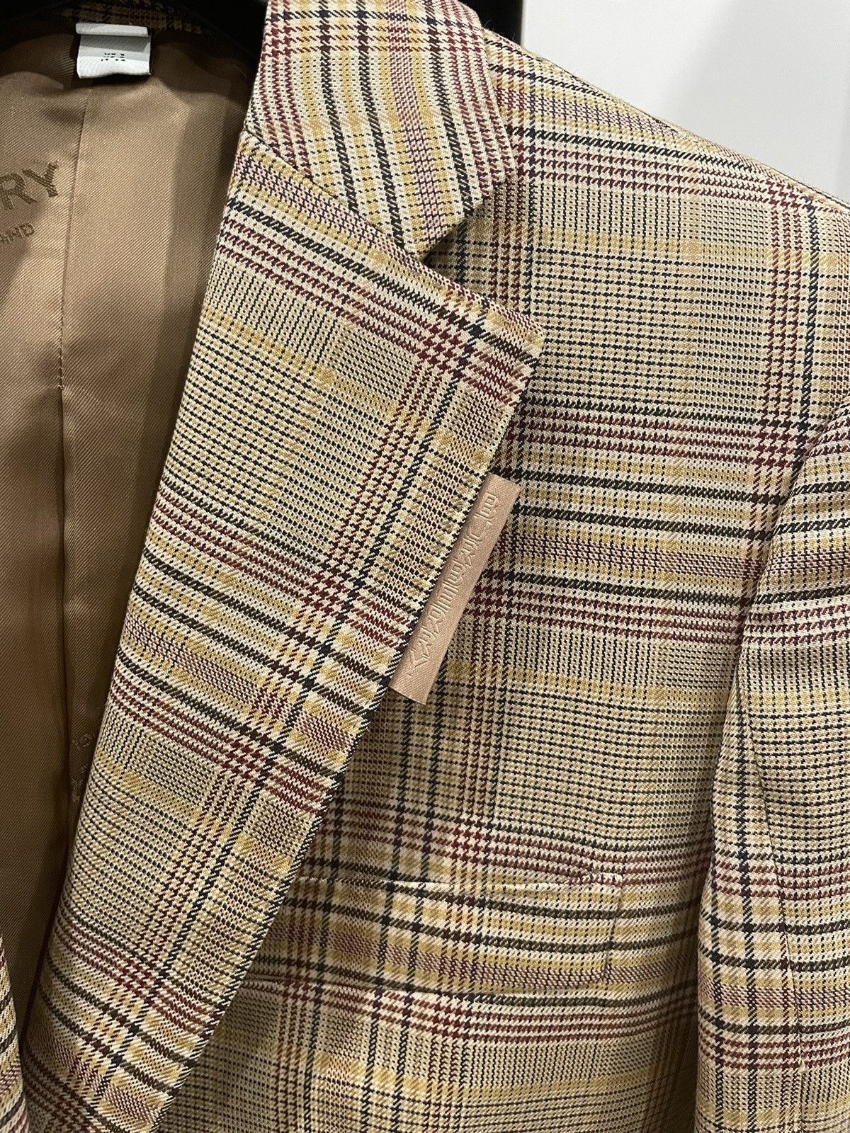 Burberry Burberry Dark Honey Tailored Blazer Size XS / US 0-2 / IT 36-38 - 10 Thumbnail