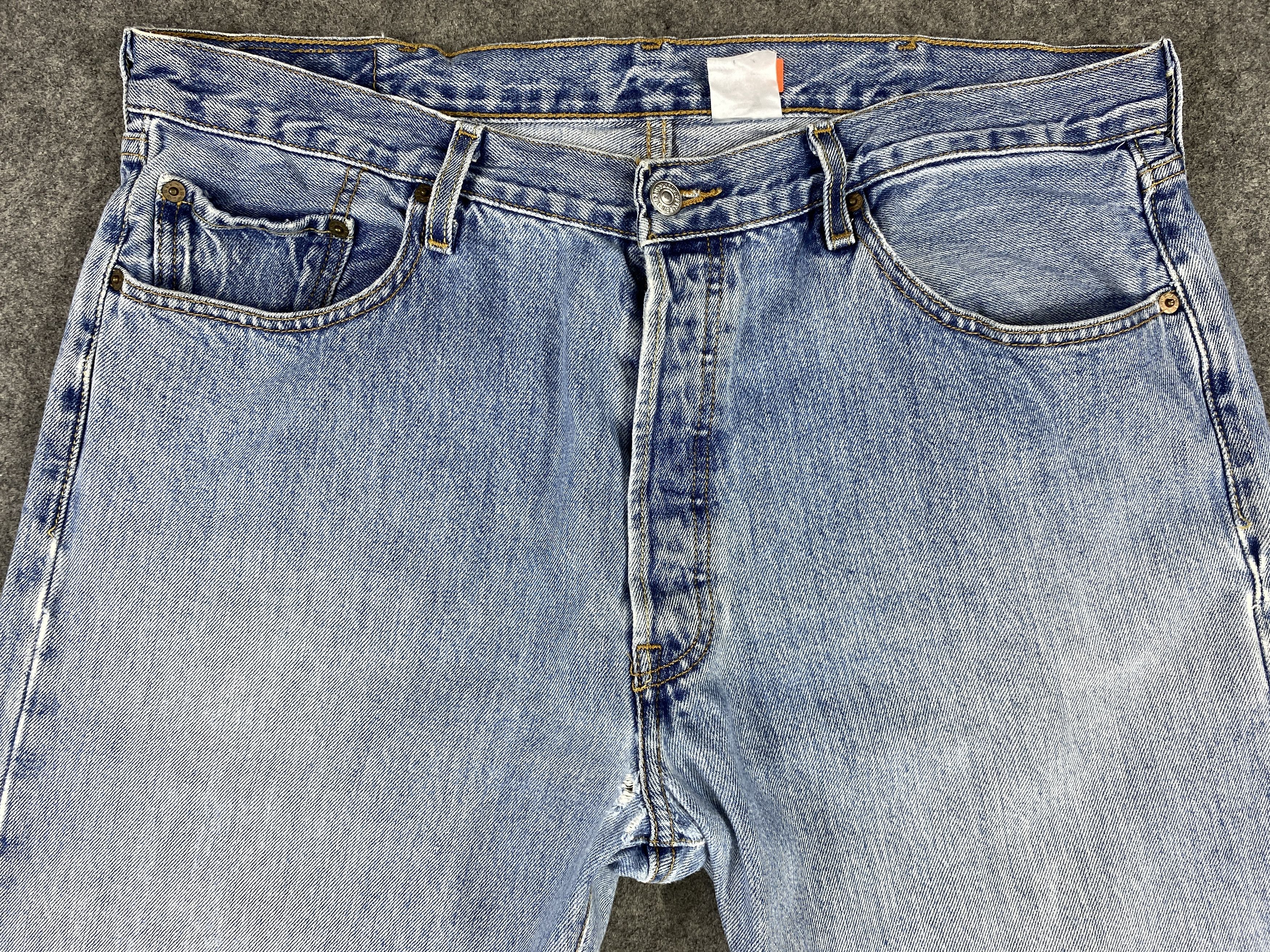 Levi's Mid Blue Vintage Levi's 501 Jeans 37x32.5 Denim -JN1563 Size US 37 - 3 Thumbnail