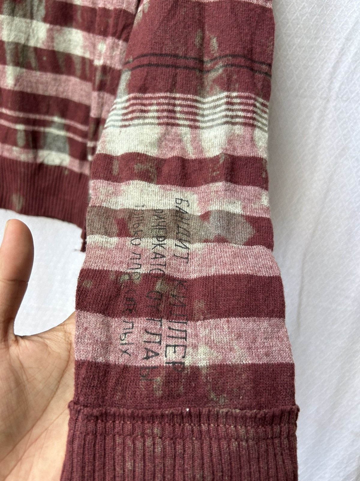Diesel × Japanese Brand × Vintage Diesel grunge bleach knitted sweater style Size US L / EU 52-54 / 3 - 5 Thumbnail