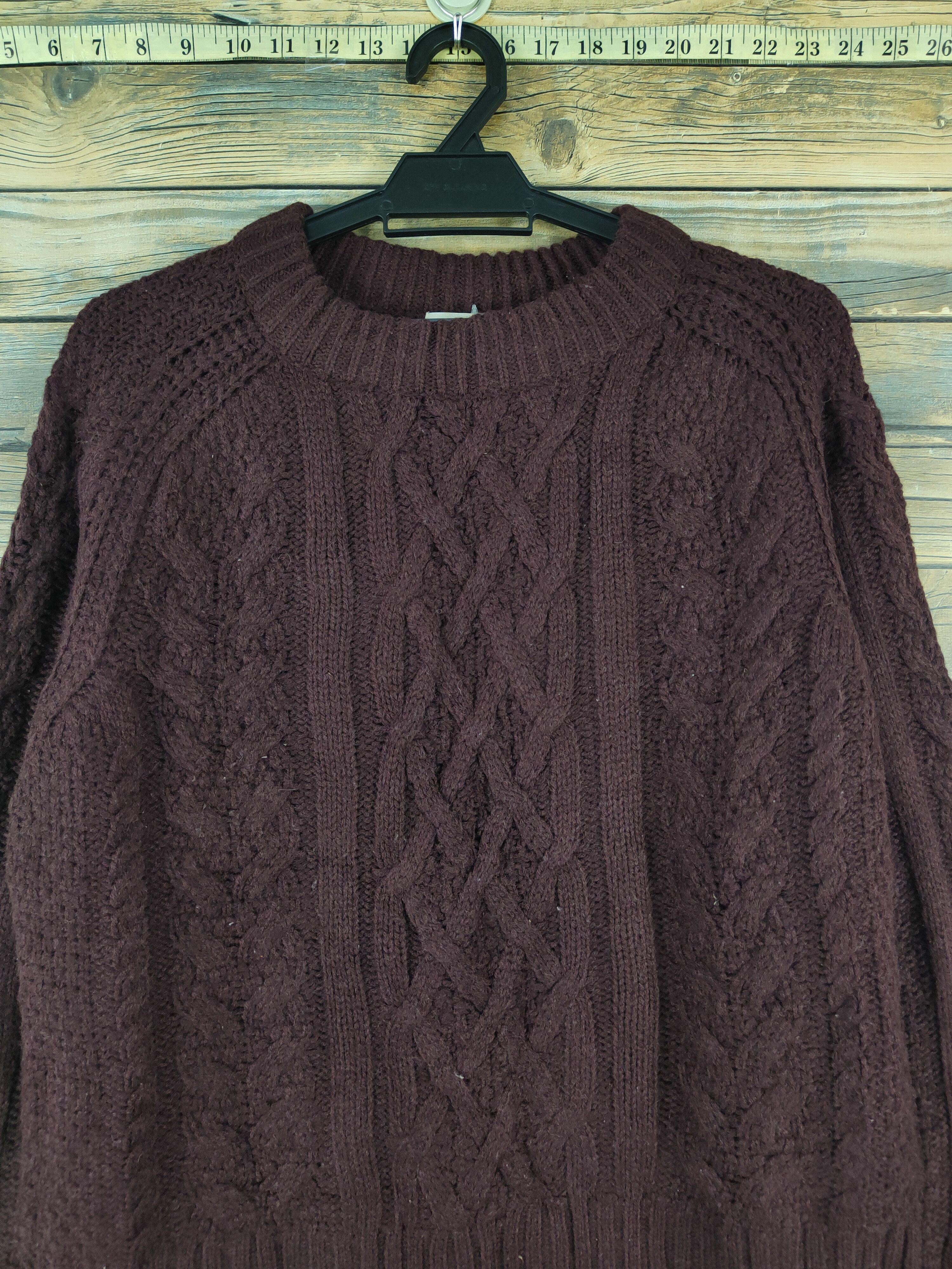 GU GU Brown Knitwear Sweatshirts #W2042 Size US M / EU 48-50 / 2 - 2 Thumbnail