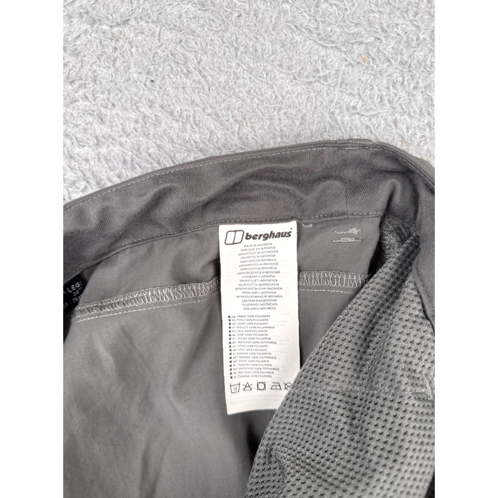 Berghaus Berghaus Pants Men's 38 Gray Straight Leg Nylon Hiking Activewear 38x30 Size US 38 / EU 54 - 7 Thumbnail
