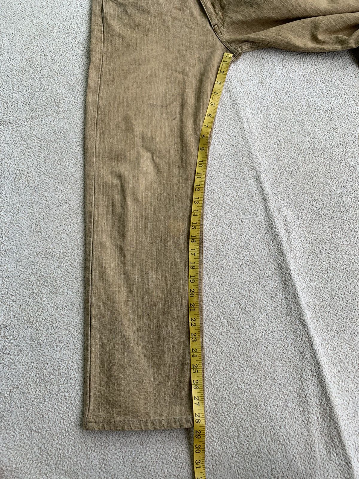 If Six Was Nine × Le Grande Bleu (L.G.B.) × semanticdesign VTG 00s Semantic Design Dirty Washed Denim Pants Size US 30 / EU 46 - 15 Thumbnail