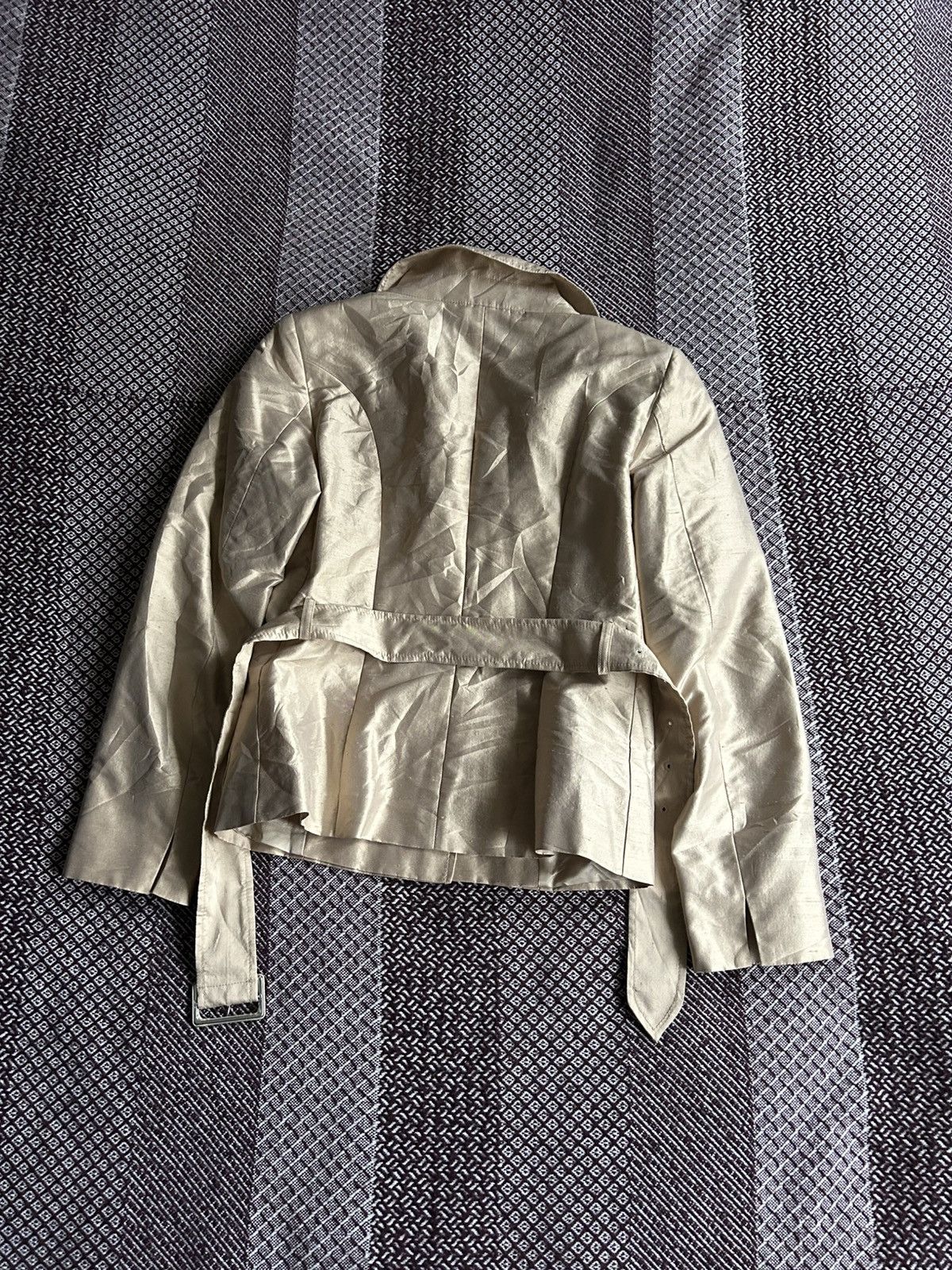 Max Mara Vintage Max Mara Women Solid Jacket Lining Viscosa / Cupro Size M / US 6-8 / IT 42-44 - 12 Thumbnail