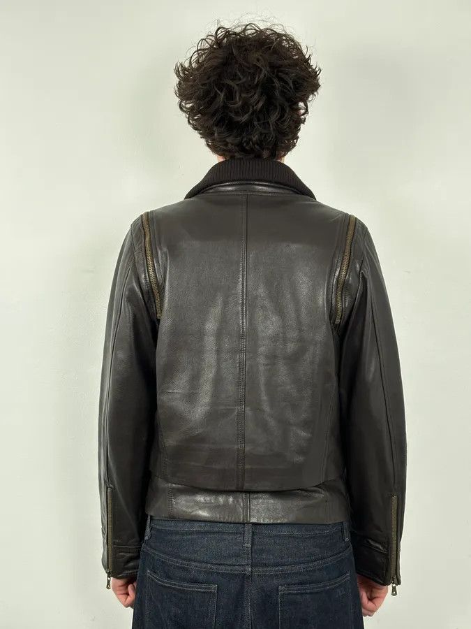 Dolce & Gabbana AW2003 Dolce & Gabbana Layered Multi Zip Leather Jacket Size US M / EU 48-50 / 2 - 4 Thumbnail