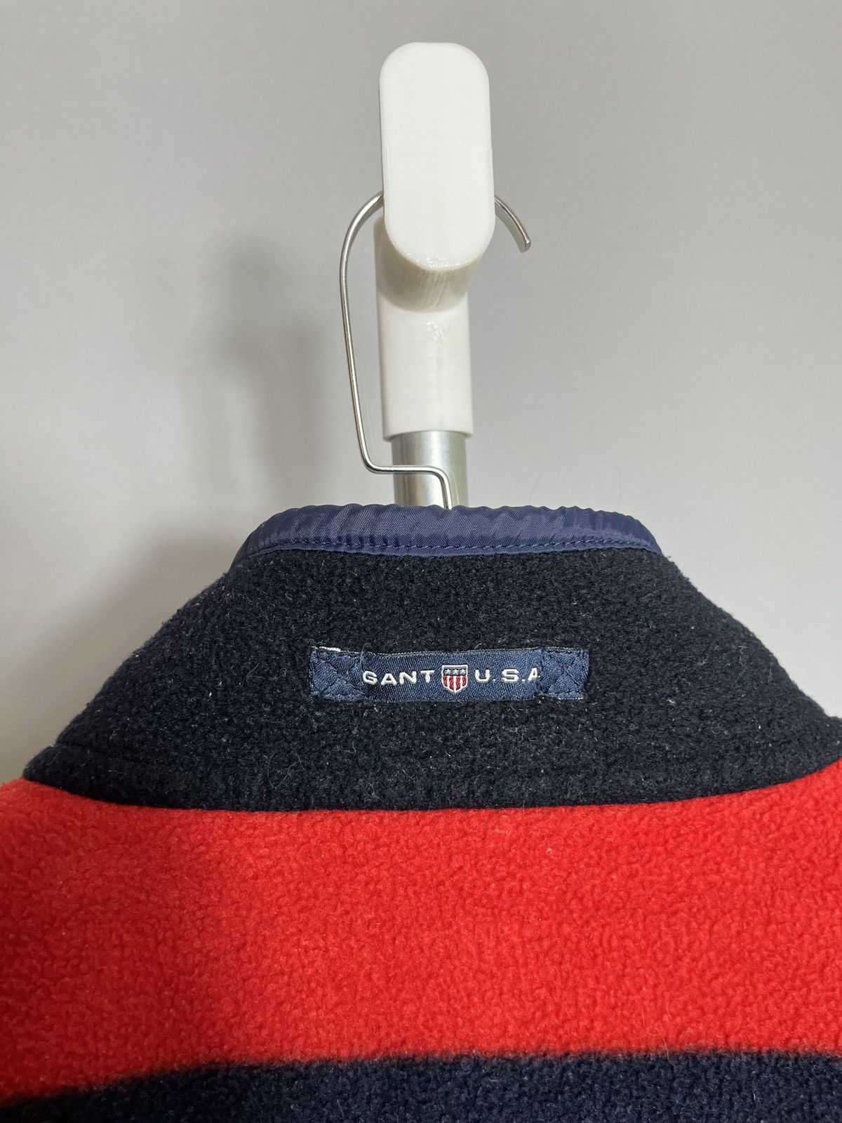 Gant × Vintage GANT RUGGER FLEECE USA Embroidery Logo Half Snap Oversize Size US M / EU 48-50 / 2 - 11 Thumbnail