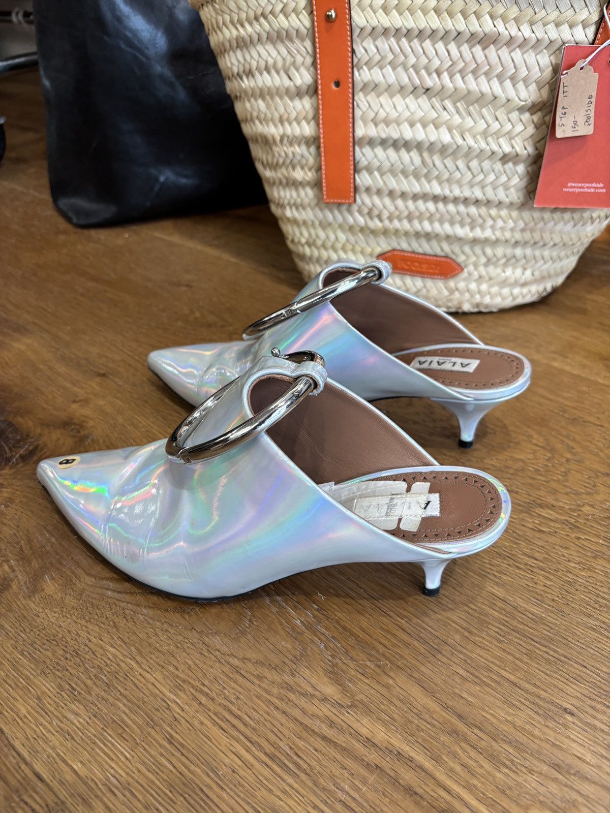 Alaia Alaia heel mules iridescent Size US 7 / IT 37 - 2 Thumbnail